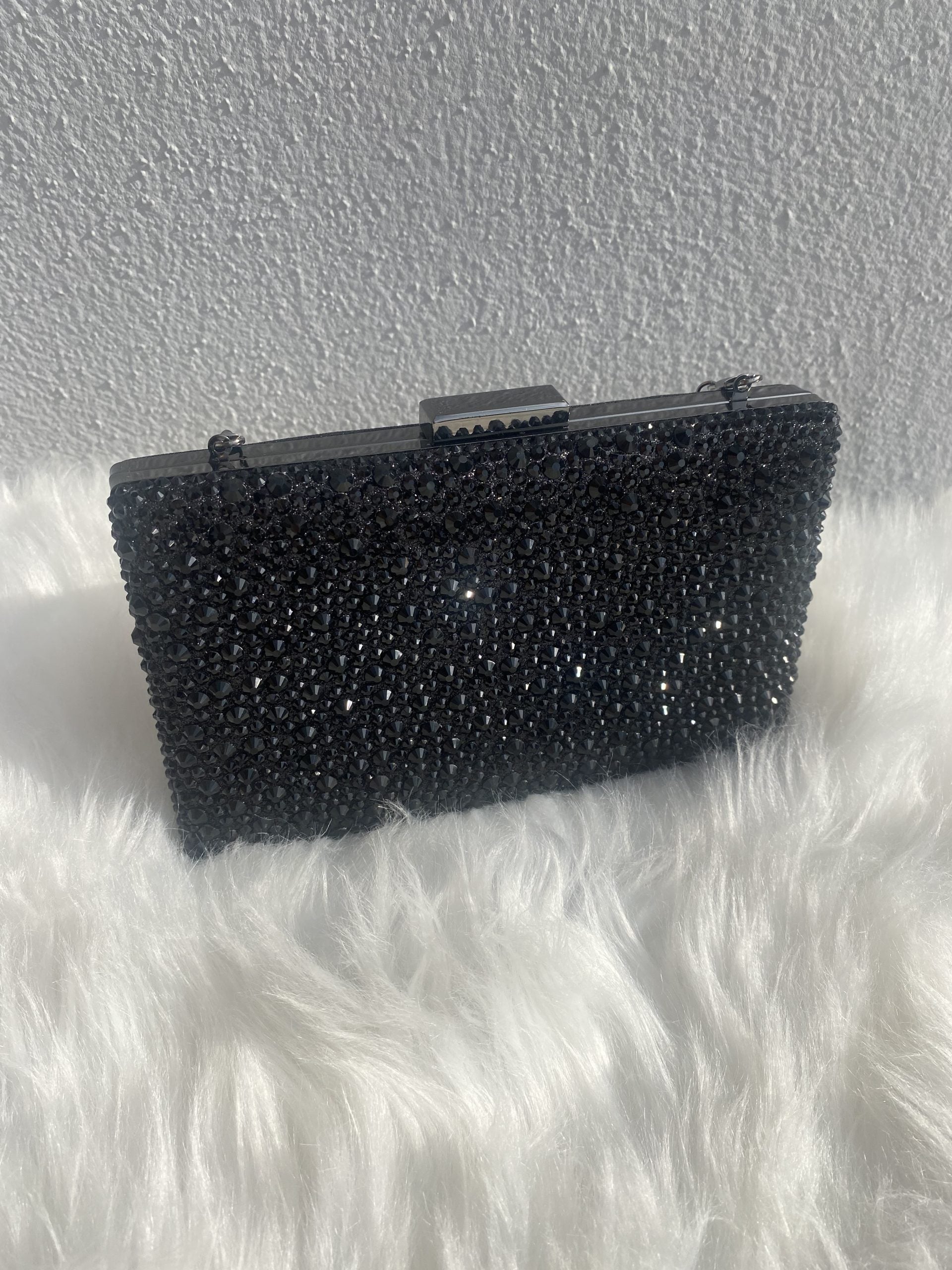 Borsa Clutch Sparkle - Nero Diamond