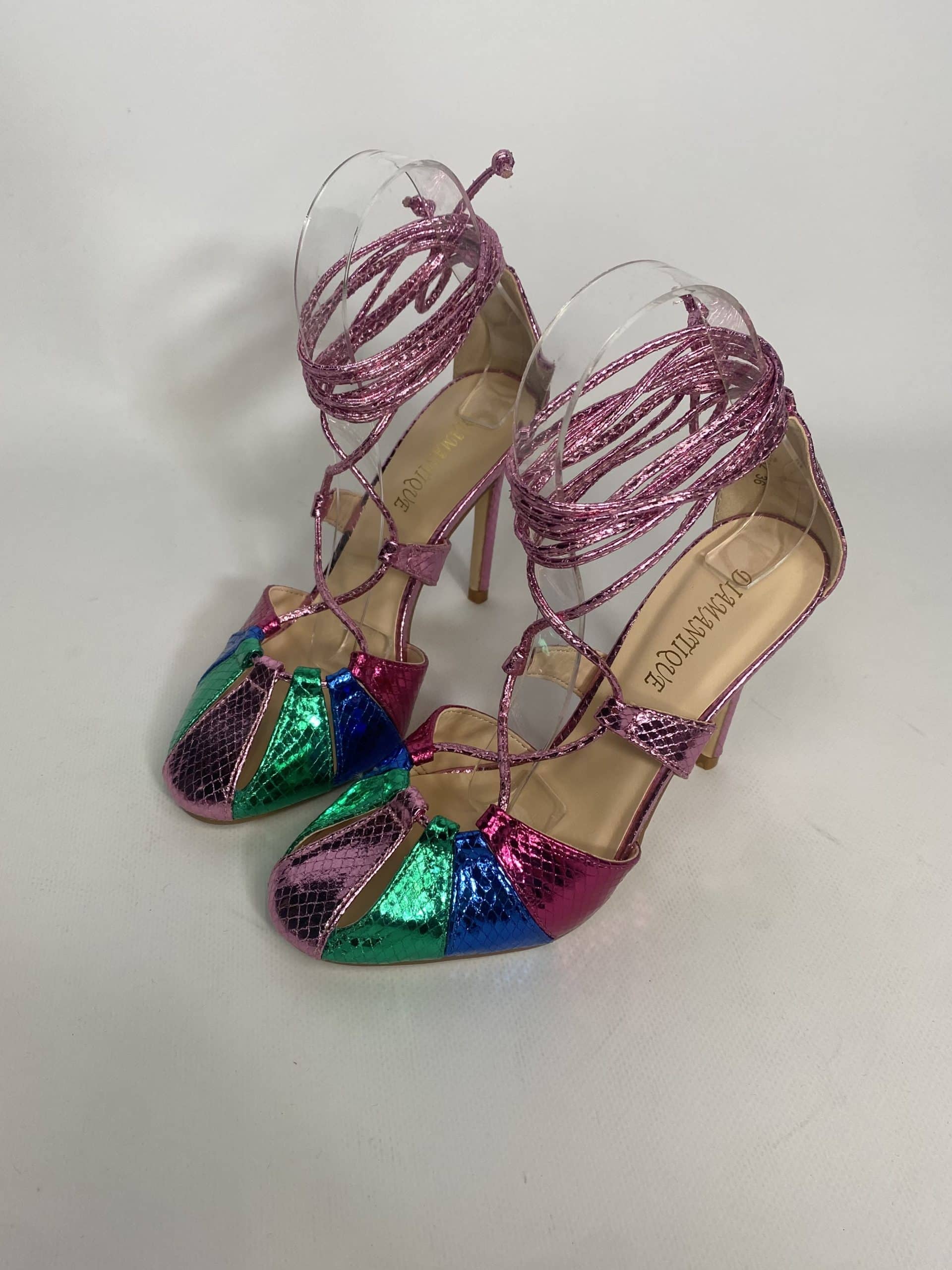 Sandali Miley Alla Schiava  - Multicolor / Fucsia