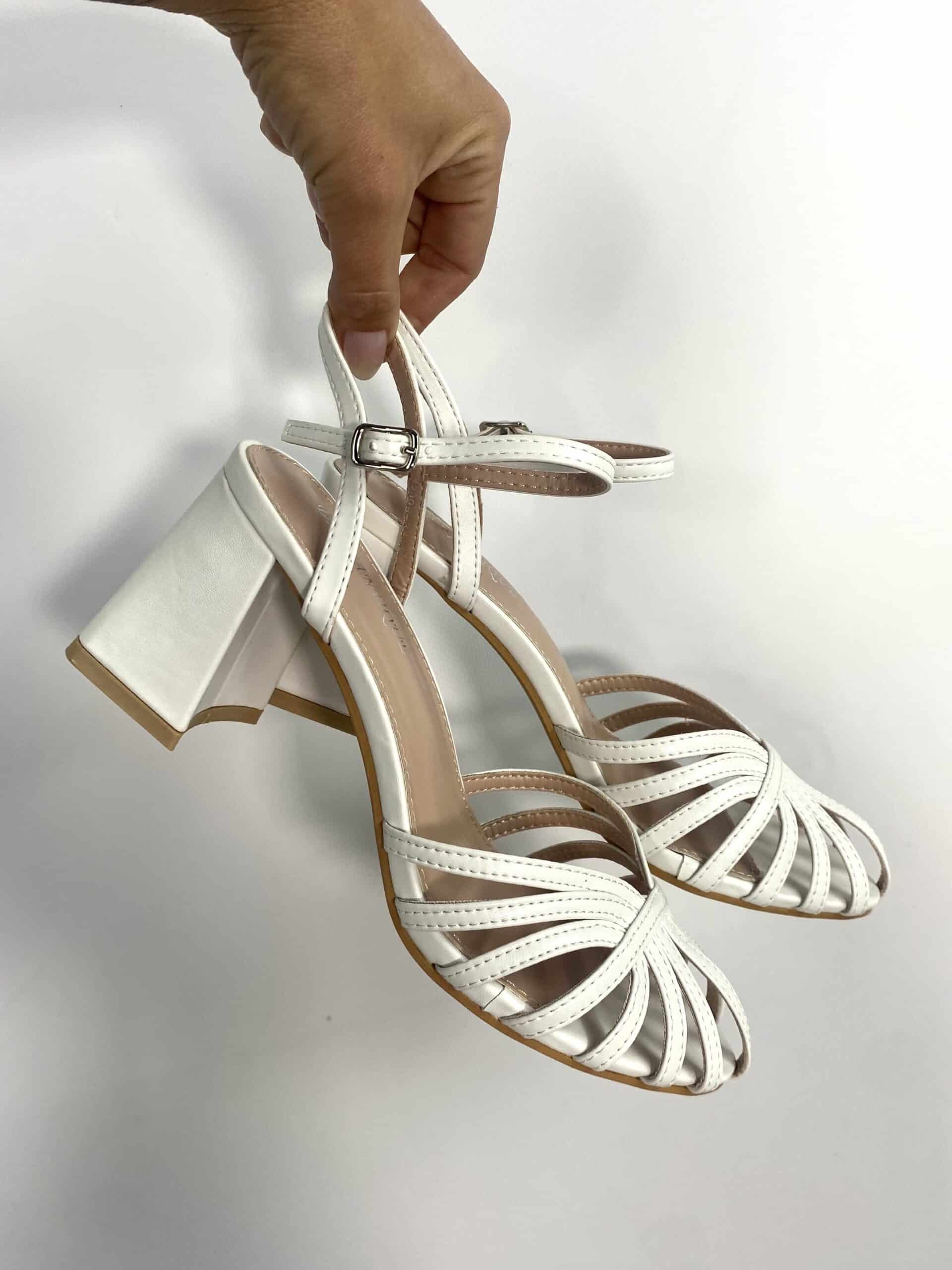 Sandali Tango Medium Comfort Heels - Bianco