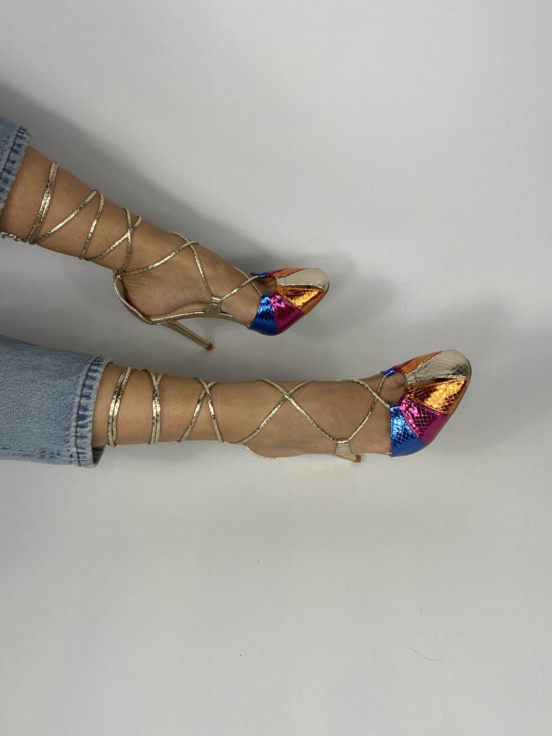 Sandali Miley Alla Schiava  - Multicolor / Oro