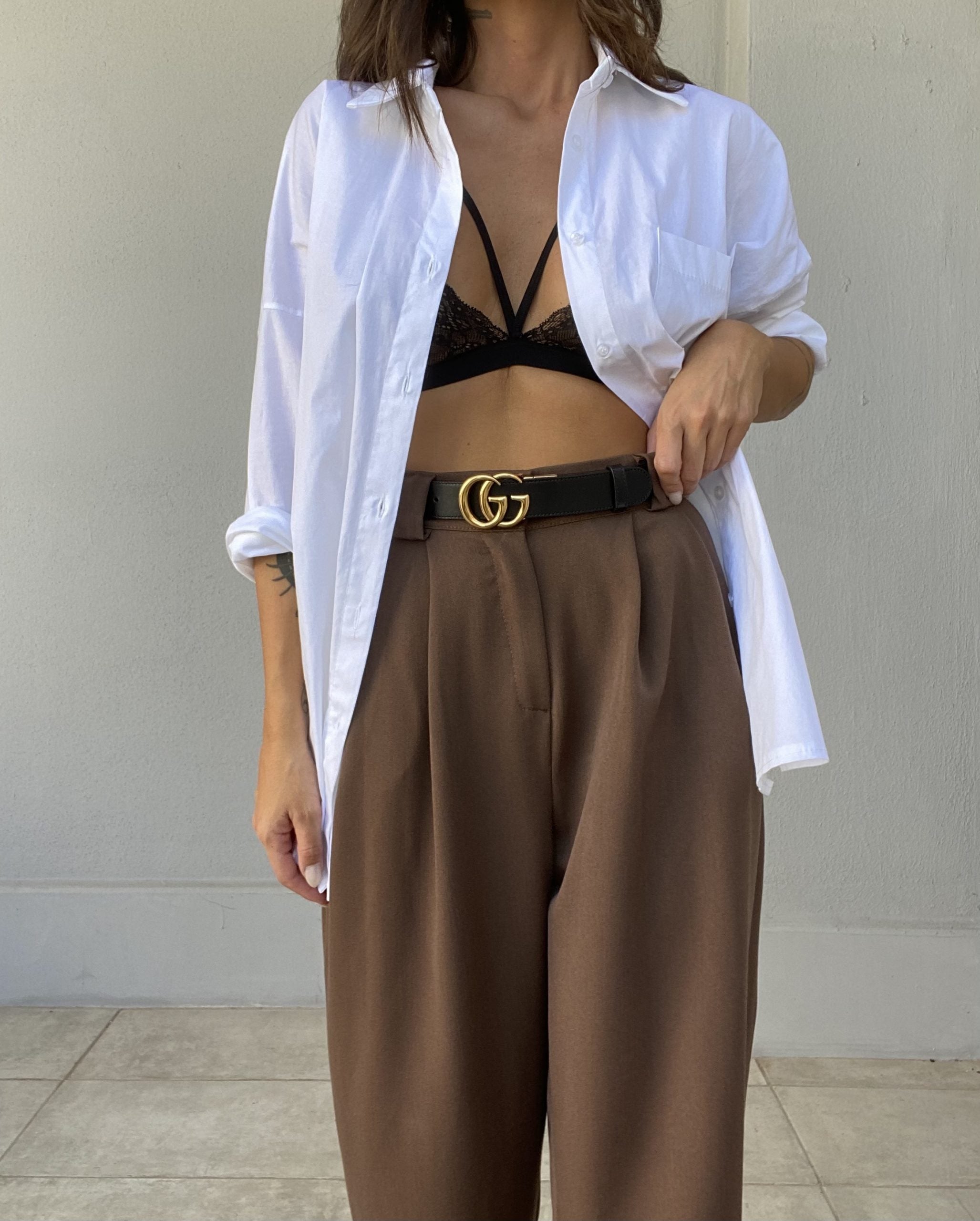 New Camicia Oversize Taschino - Bianco.