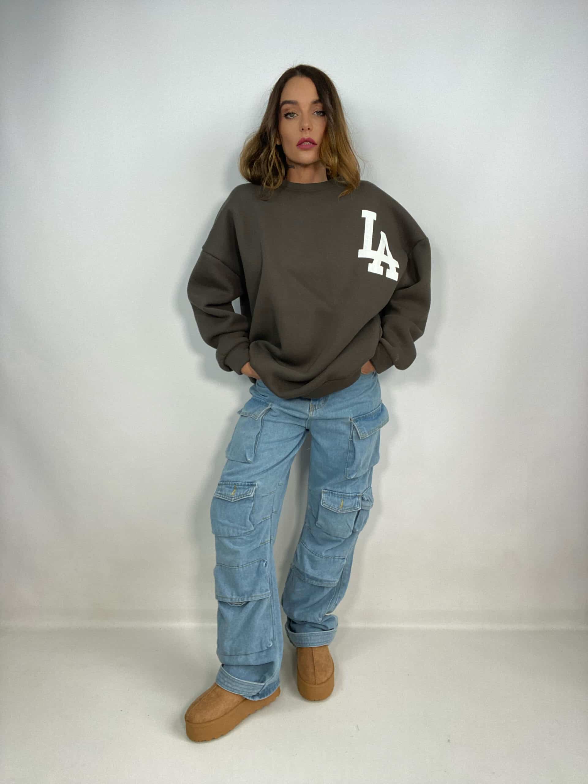 Jeans Cargo Y2K - Denim Chiaro