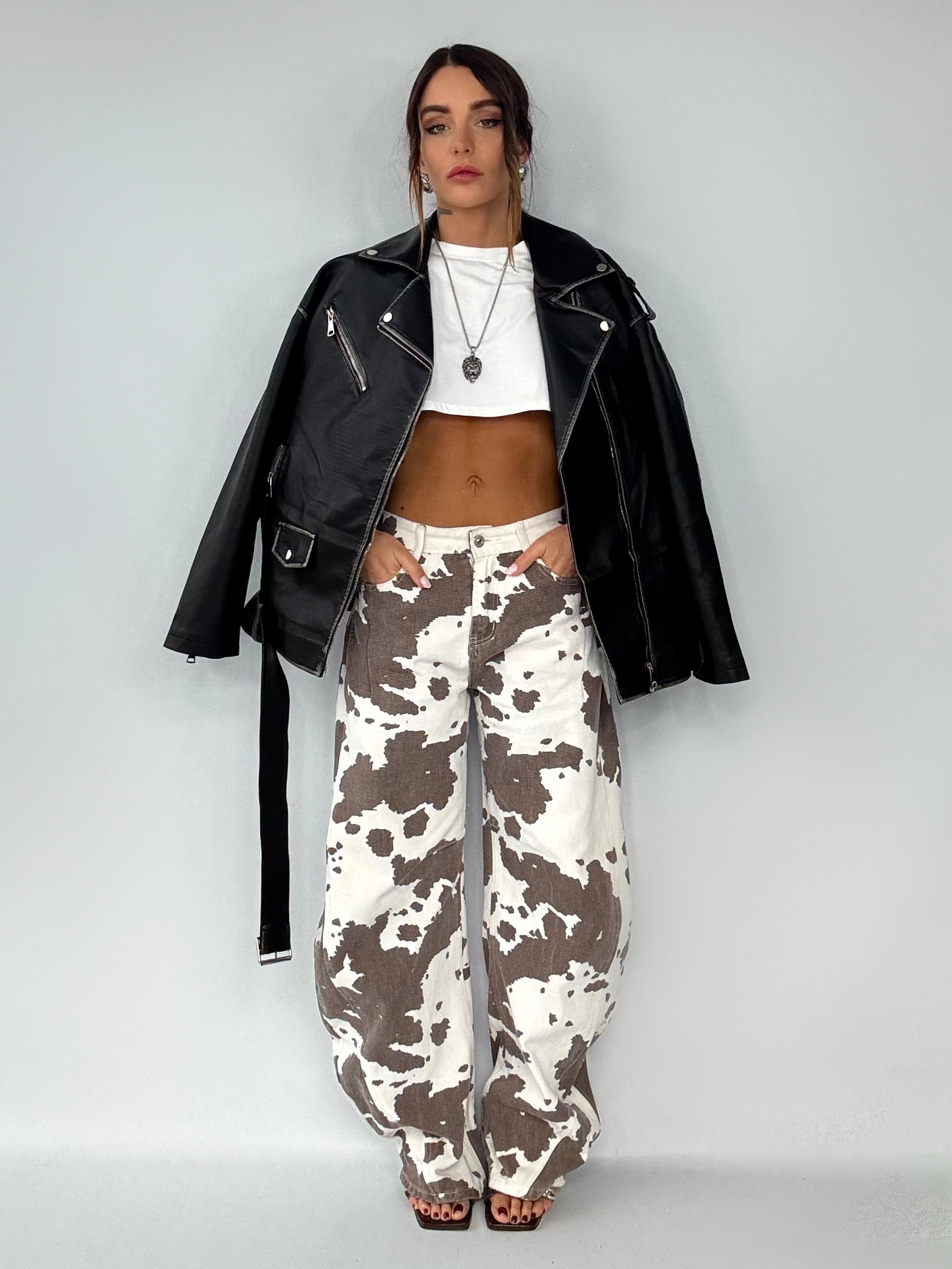 T-shirt Super Crop - Bianco