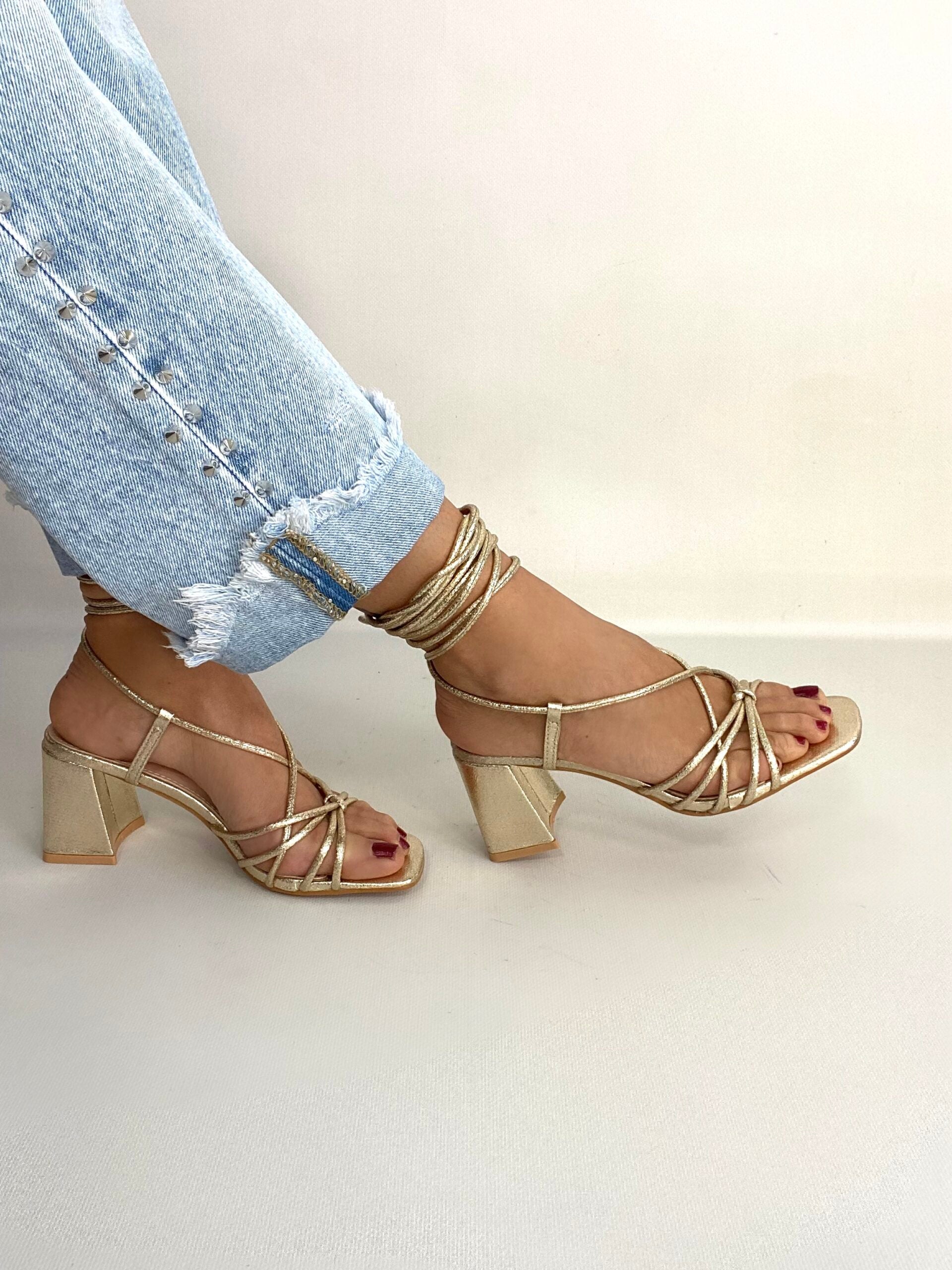 Sandali Margot Alla Schiava -  Oro Chiaro