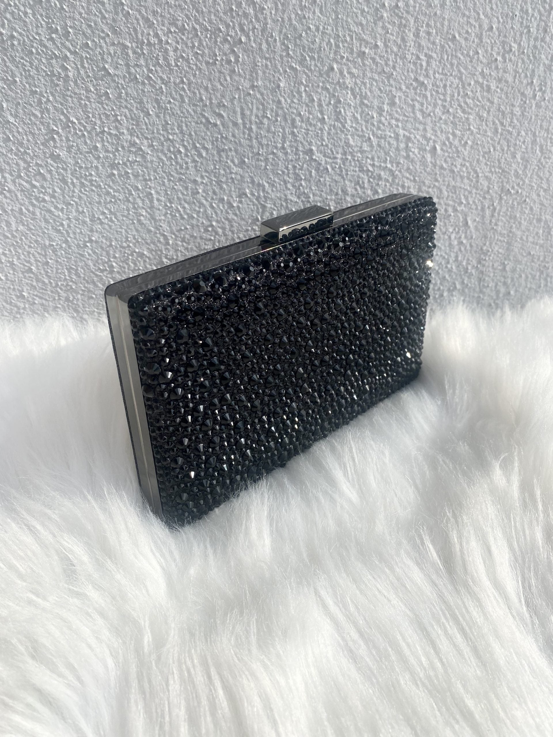 Borsa Clutch Sparkle - Nero Diamond