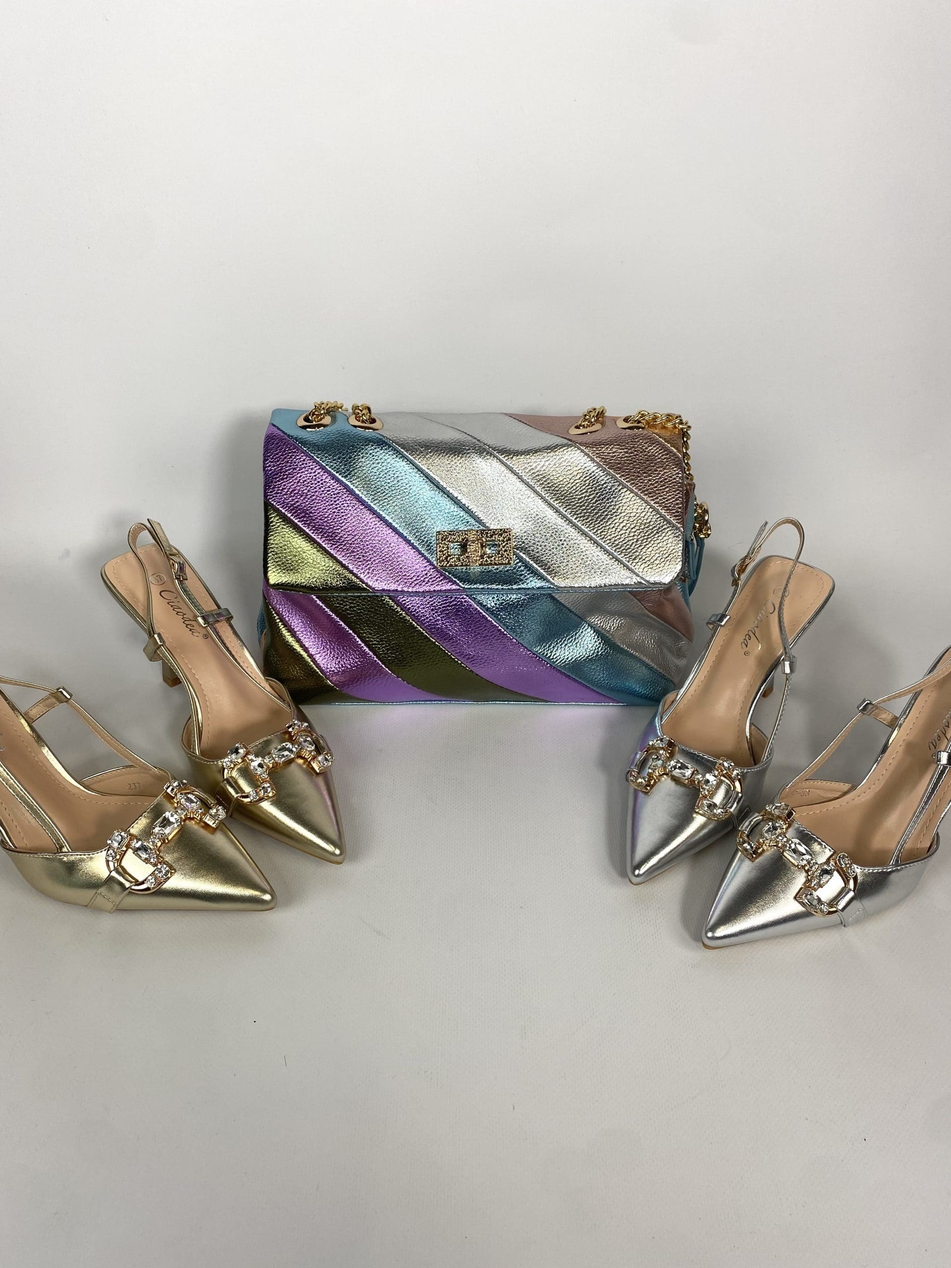 Slingback Morsetto Gioiello - Argento