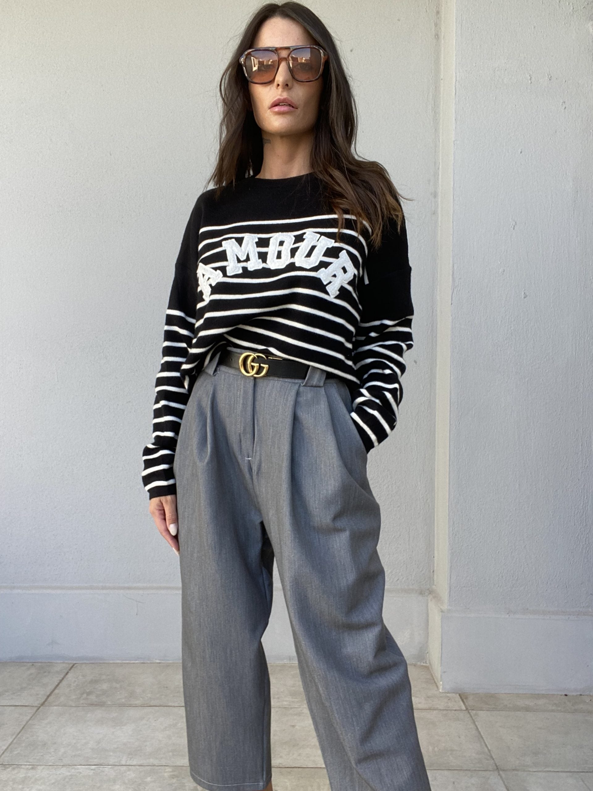 Pantaloni Completo Pinces - Grigio Scuro