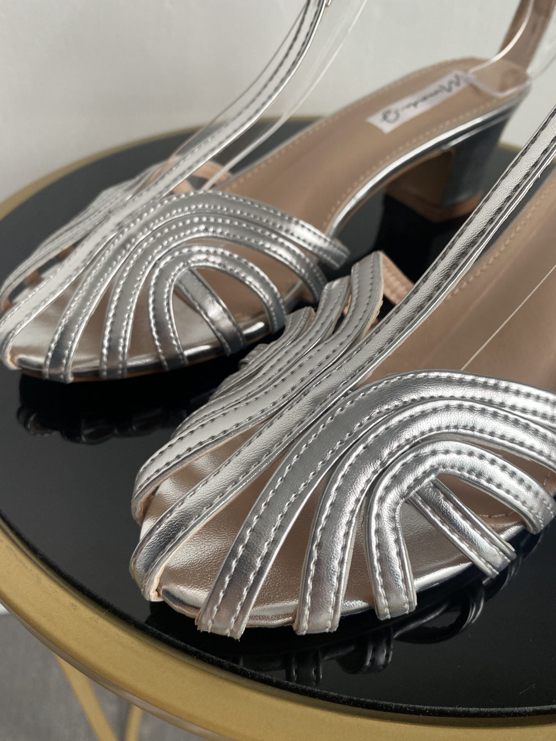 Sandali Tango Lover Low heels -  Argento