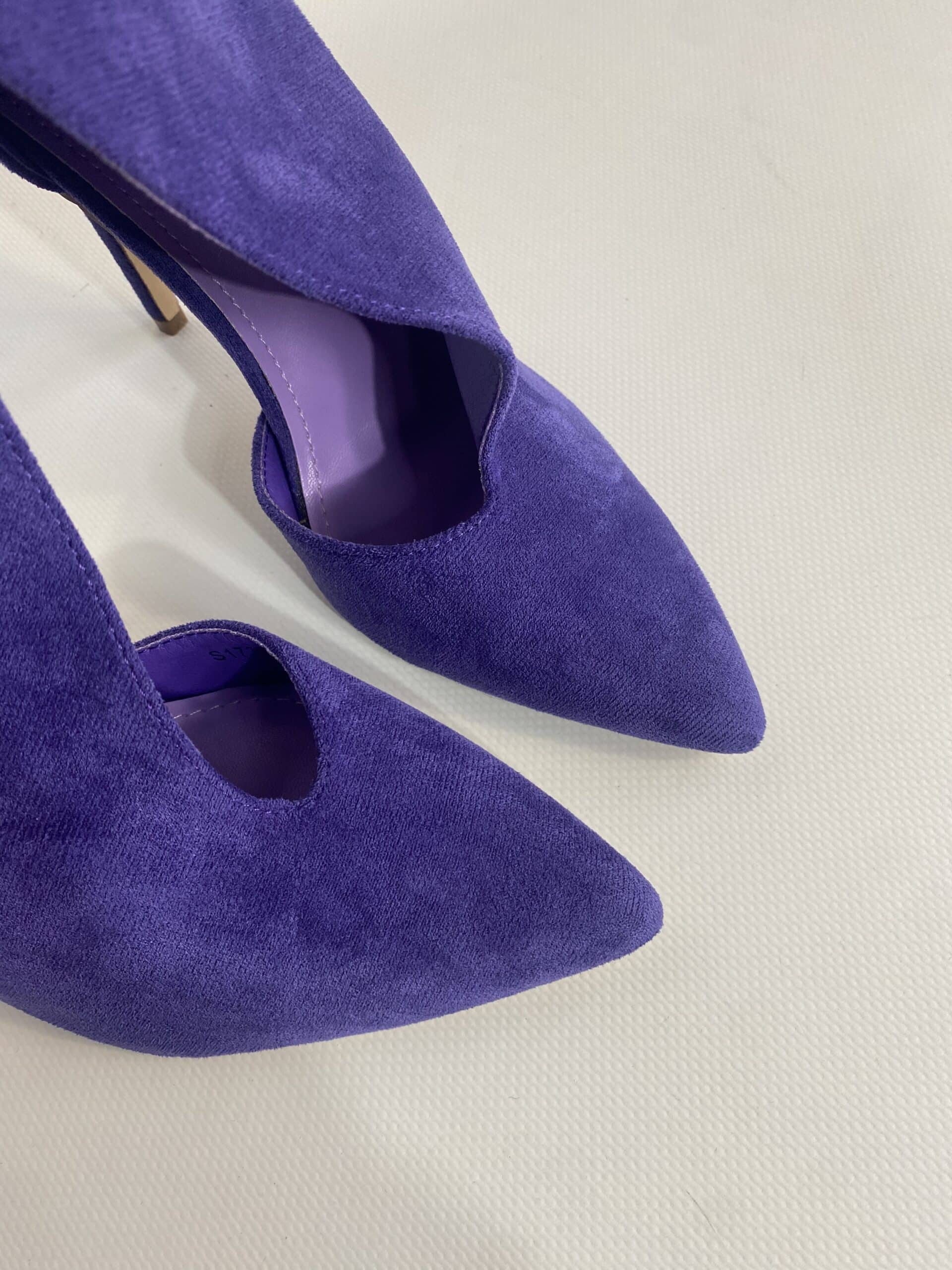 Tronchetto cut out - Camoscio Viola
