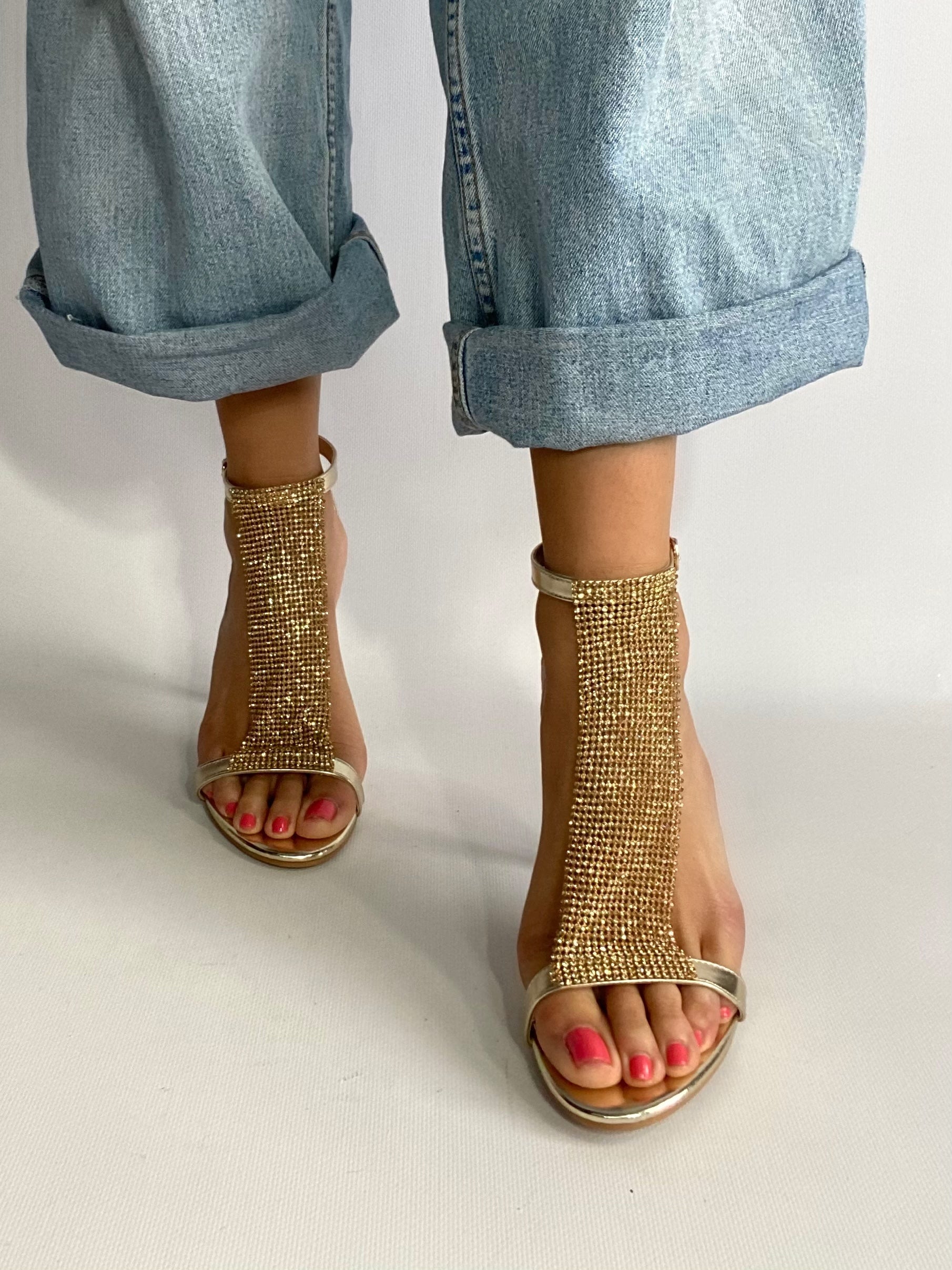 Sandali Shine - Oro.
