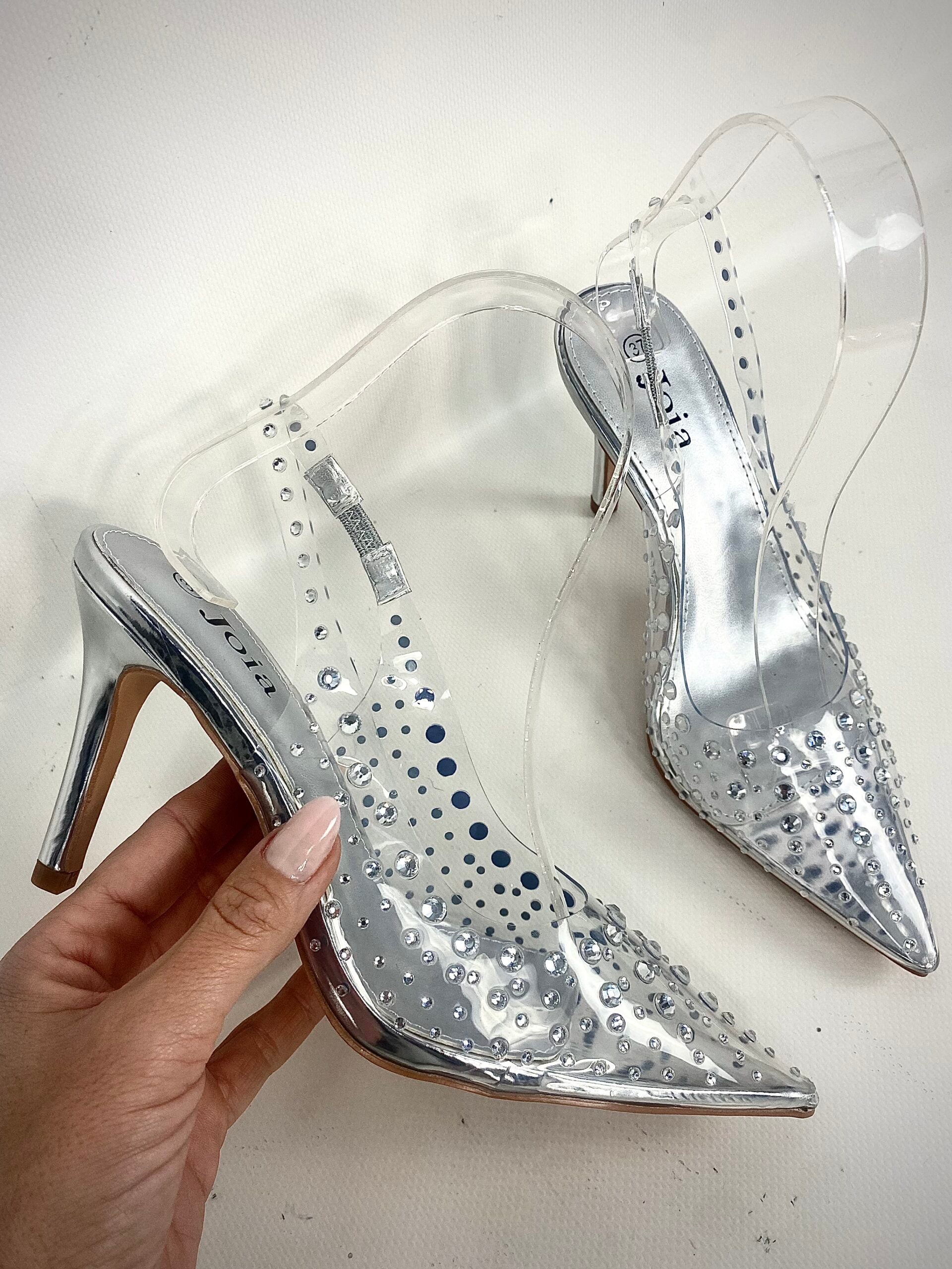 Slingback Crystal -  Argento Diamond