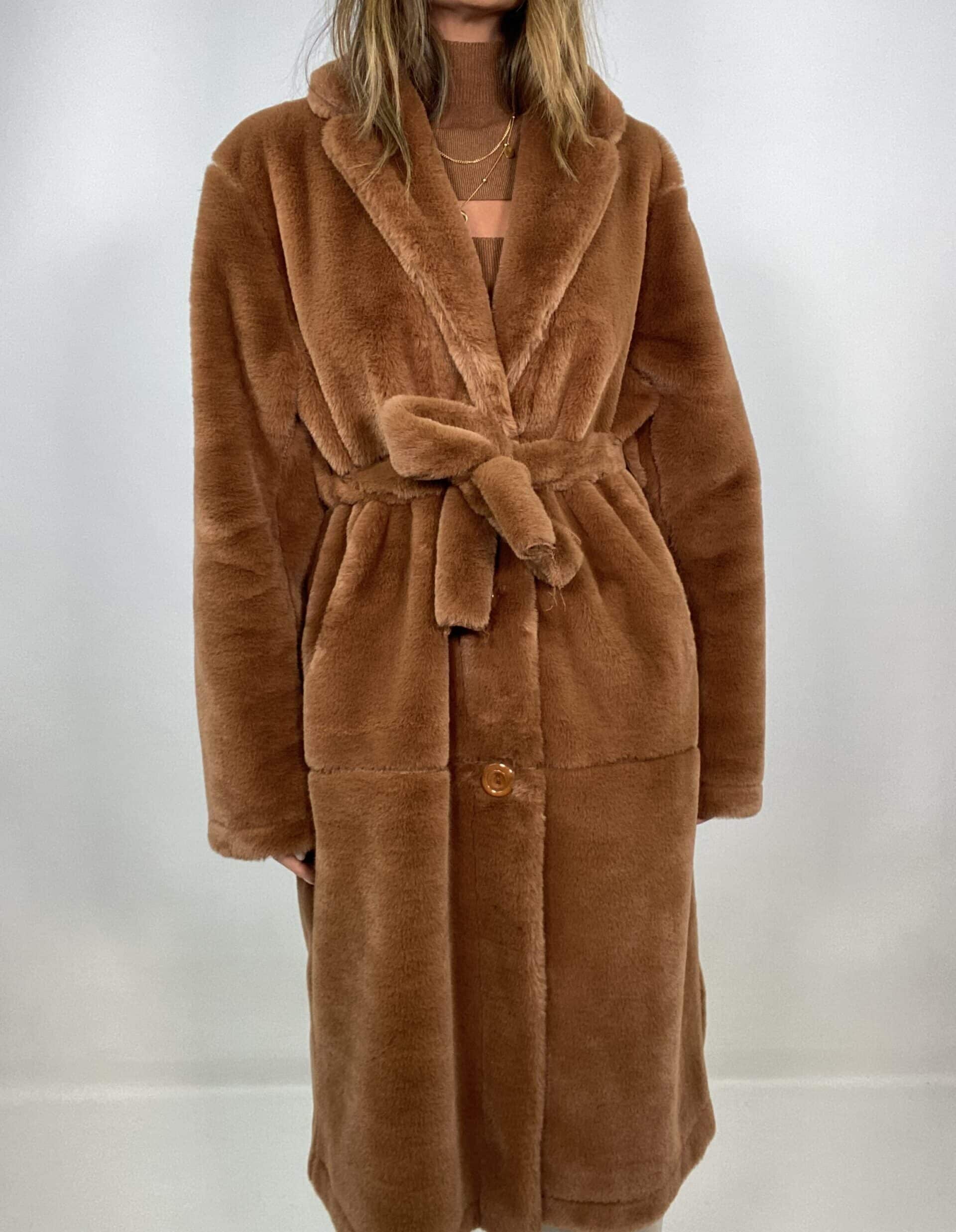 Eco Pelliccia Lunga Super Soft - Marrone