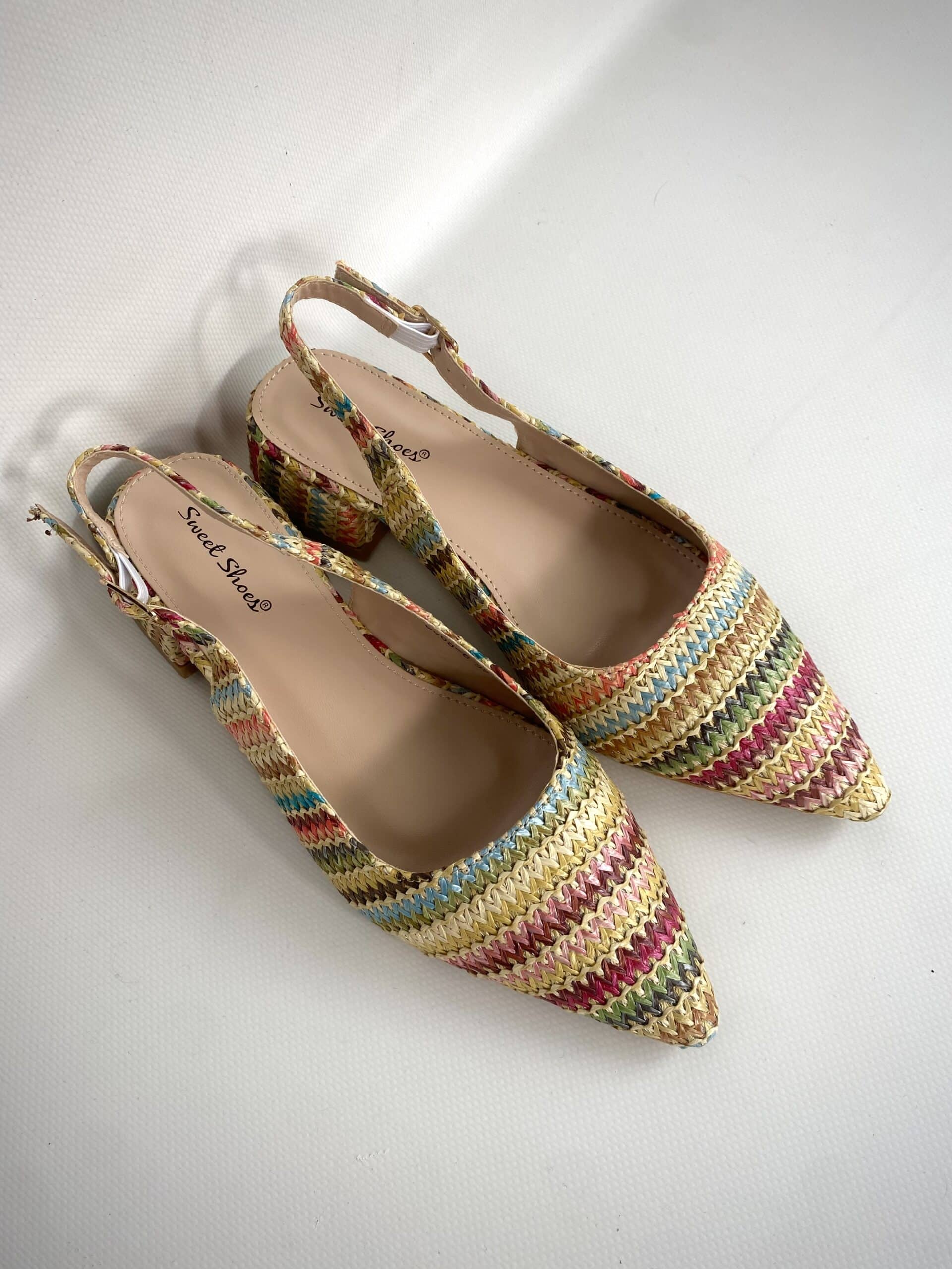 Slingback Baby Rafia - Multicolor
