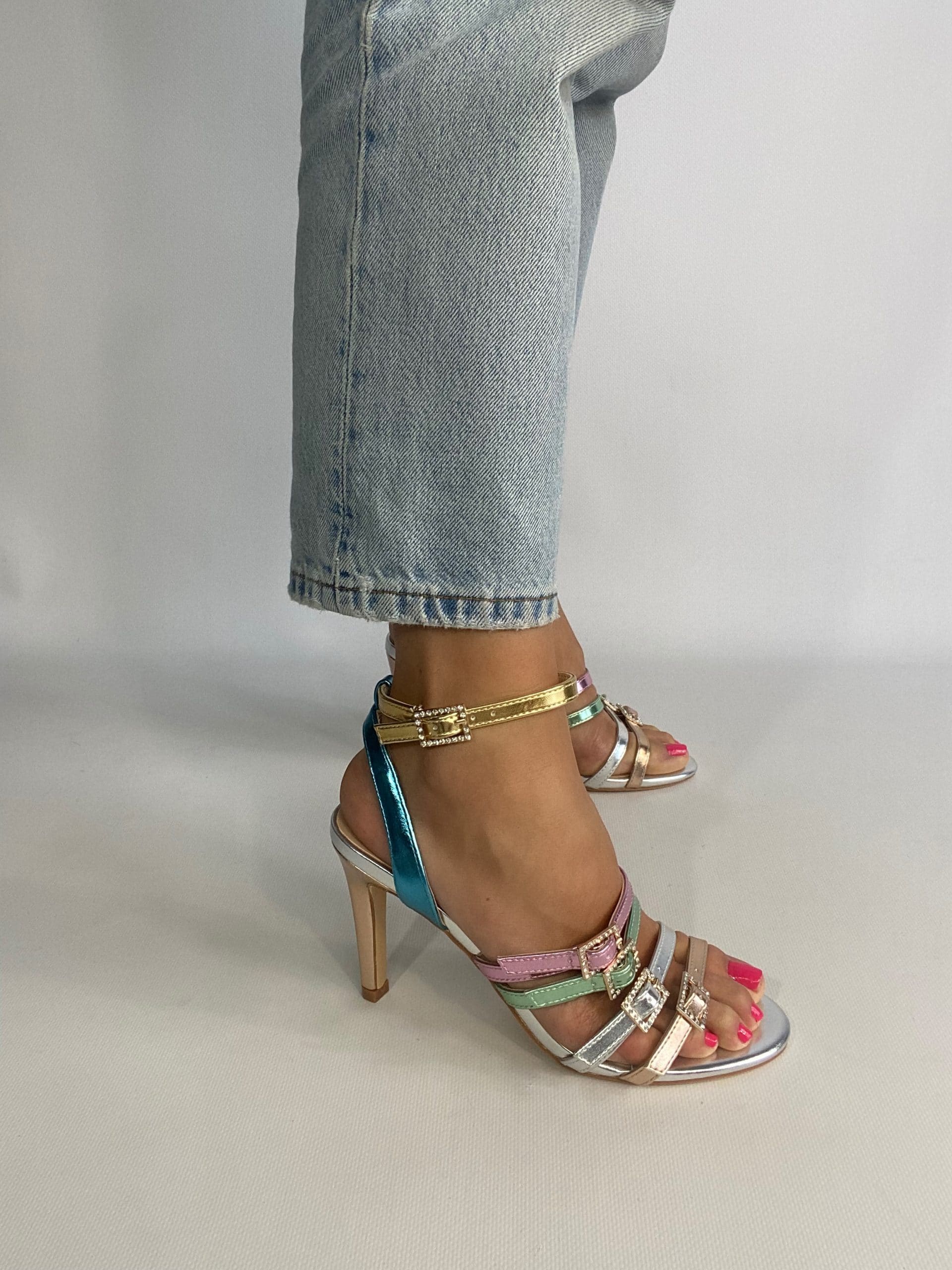 Sandali Tiffany - Multicolor / Argento