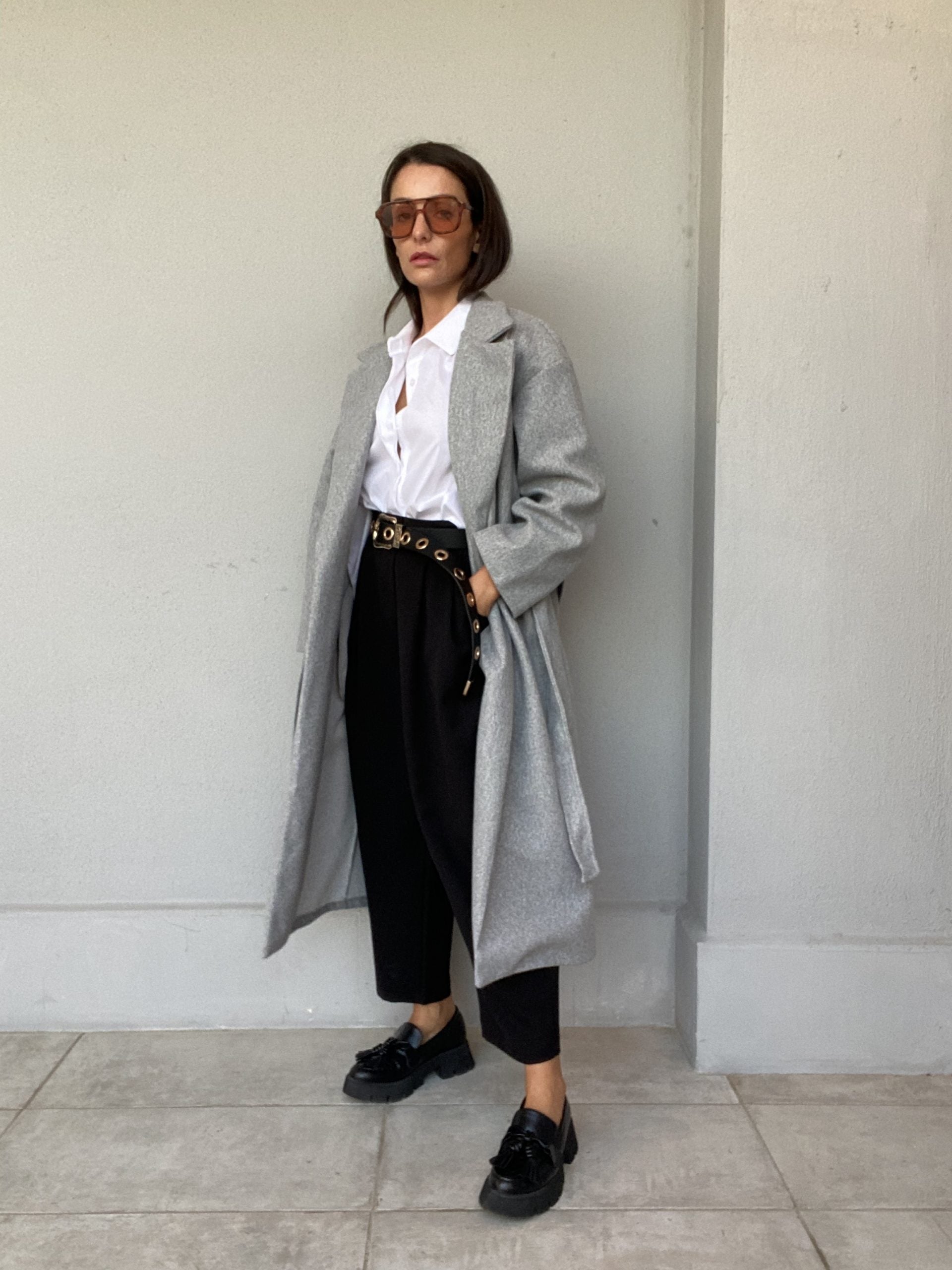 Cintura Western Occhielli - Nero / Oro