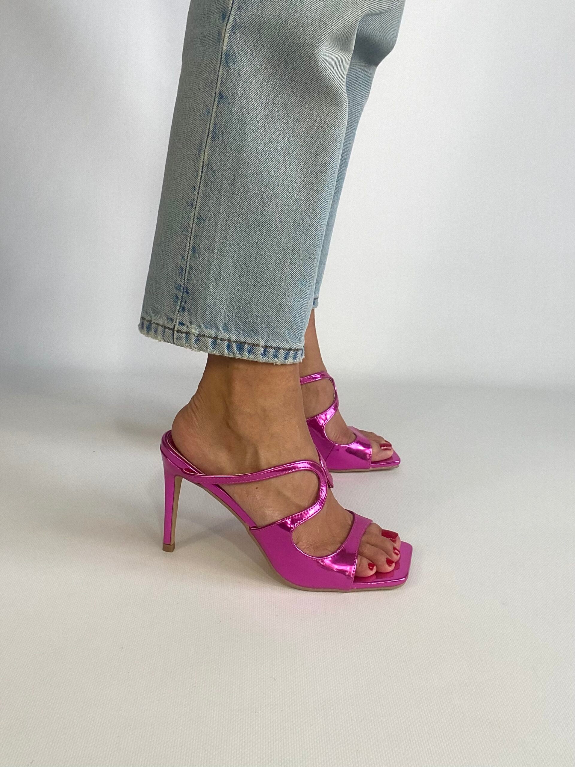 Mules Sally  - Fucsia