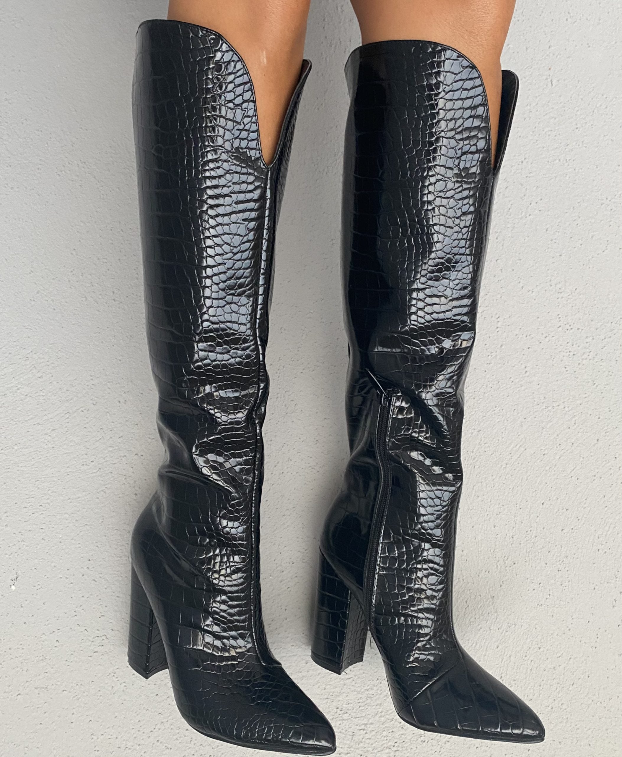 Stivali Western Cocco - Nero