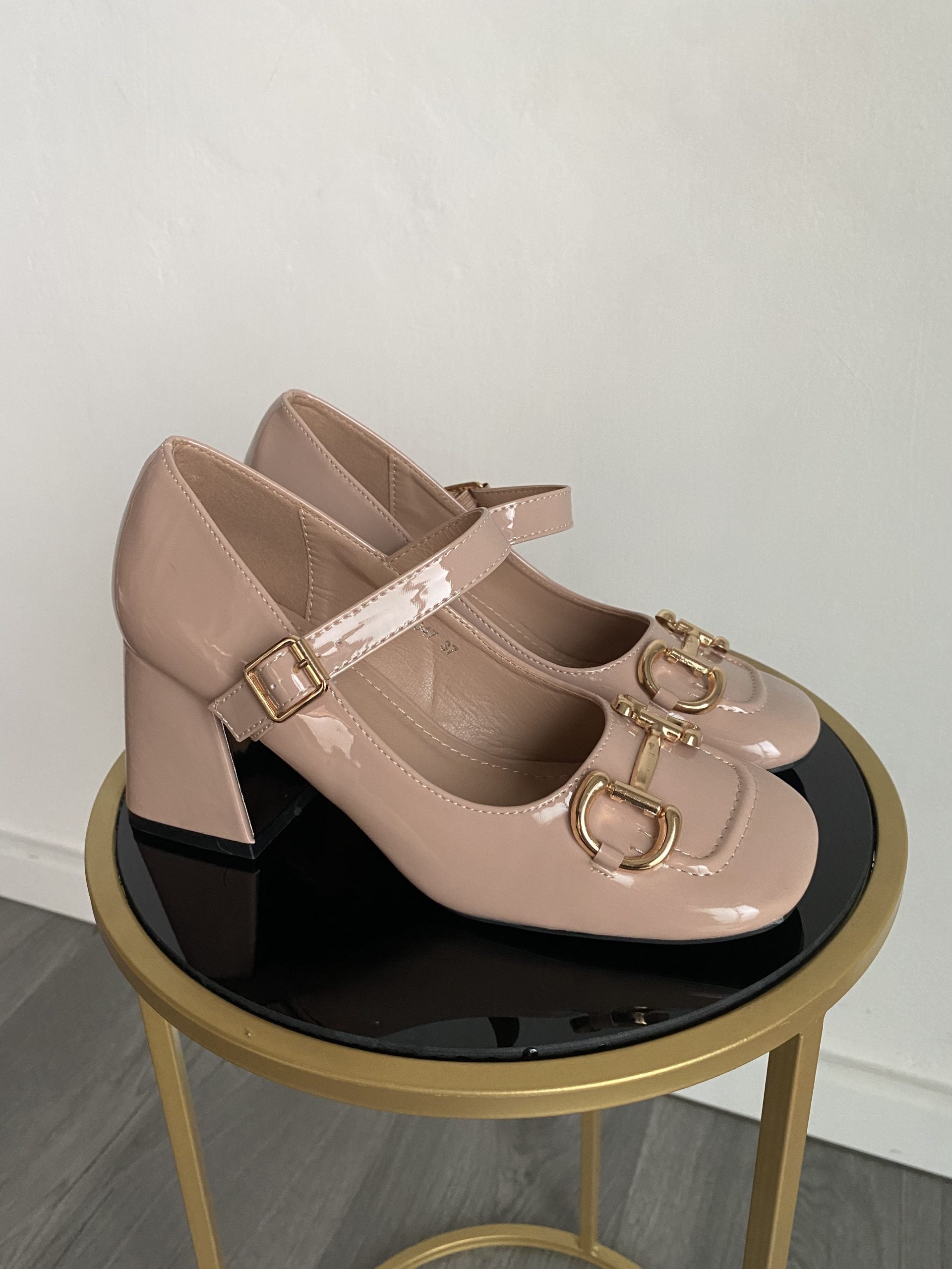 Mary Jane Morsetto Dorato - Nude