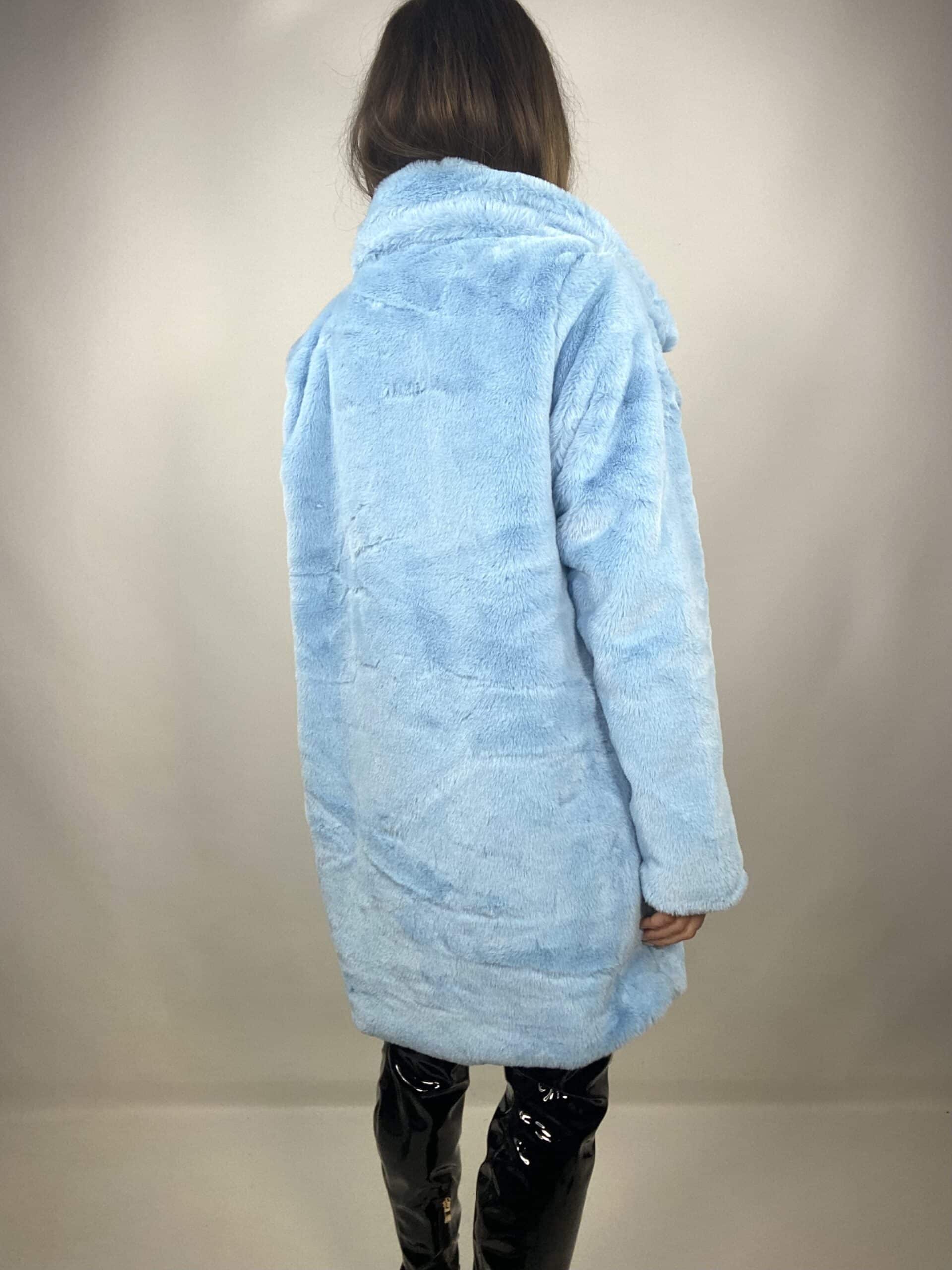 Eco Pelliccia Super Soft -  Celeste