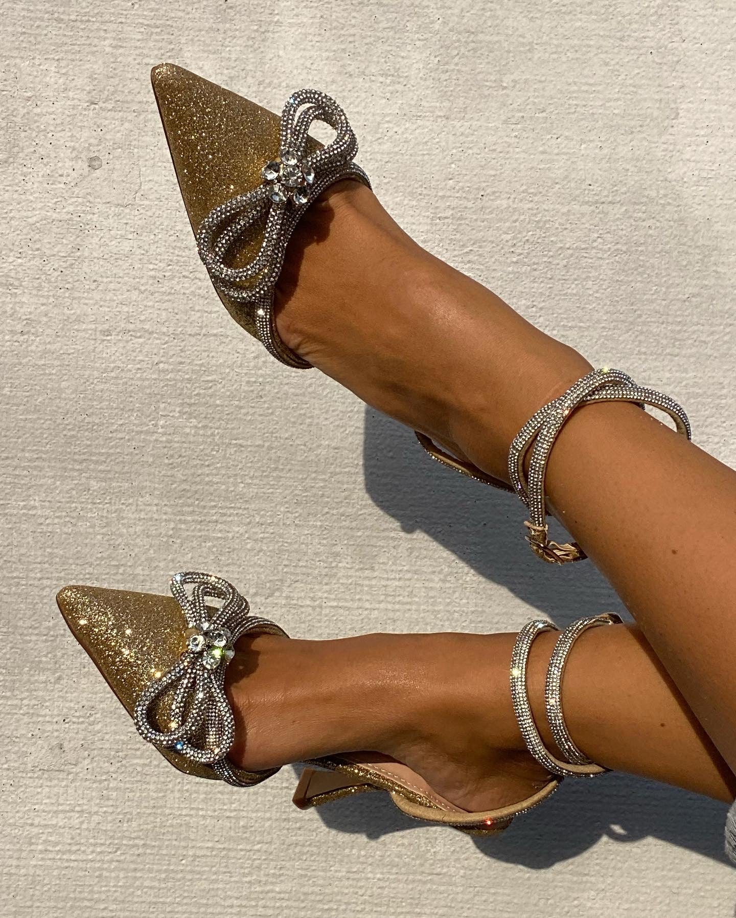 Decollete Diamond - Glitter Oro