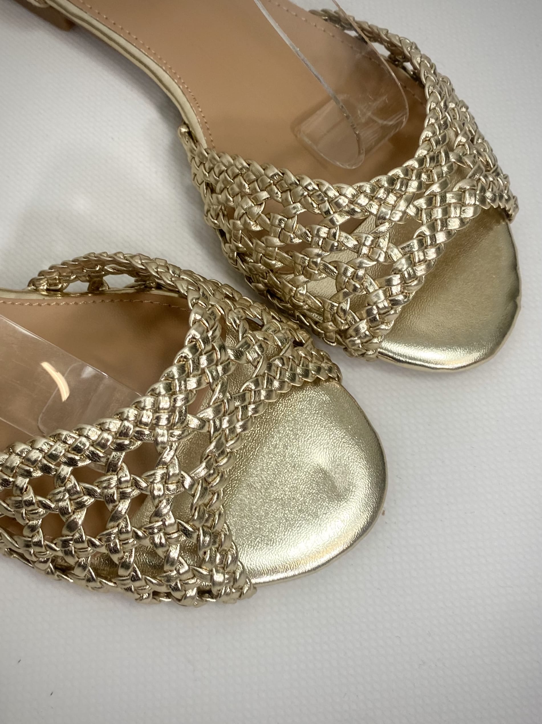 New Sandali Flat Rafia - Oro