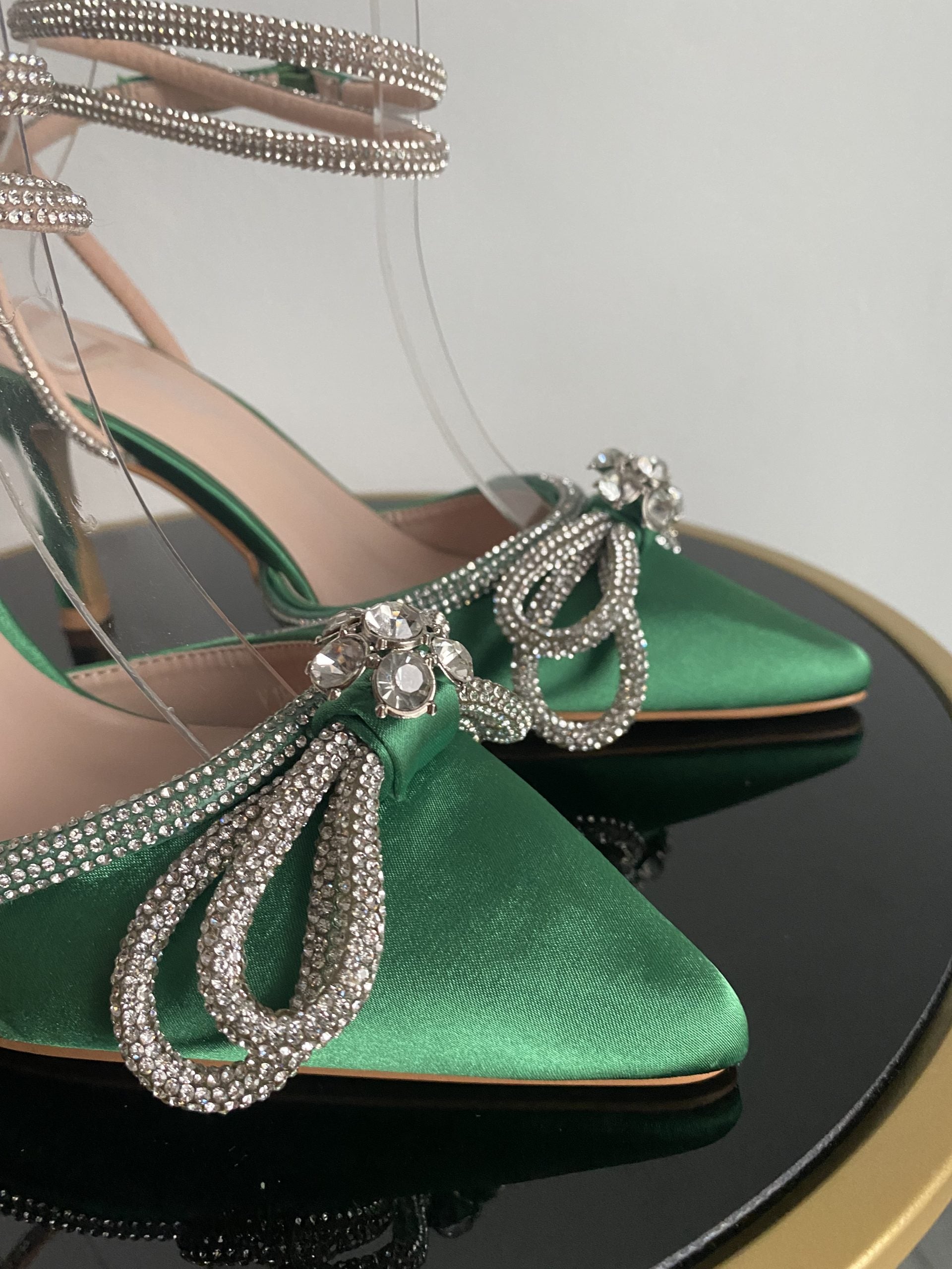 Decollete Diamond 8 - Satin Verde