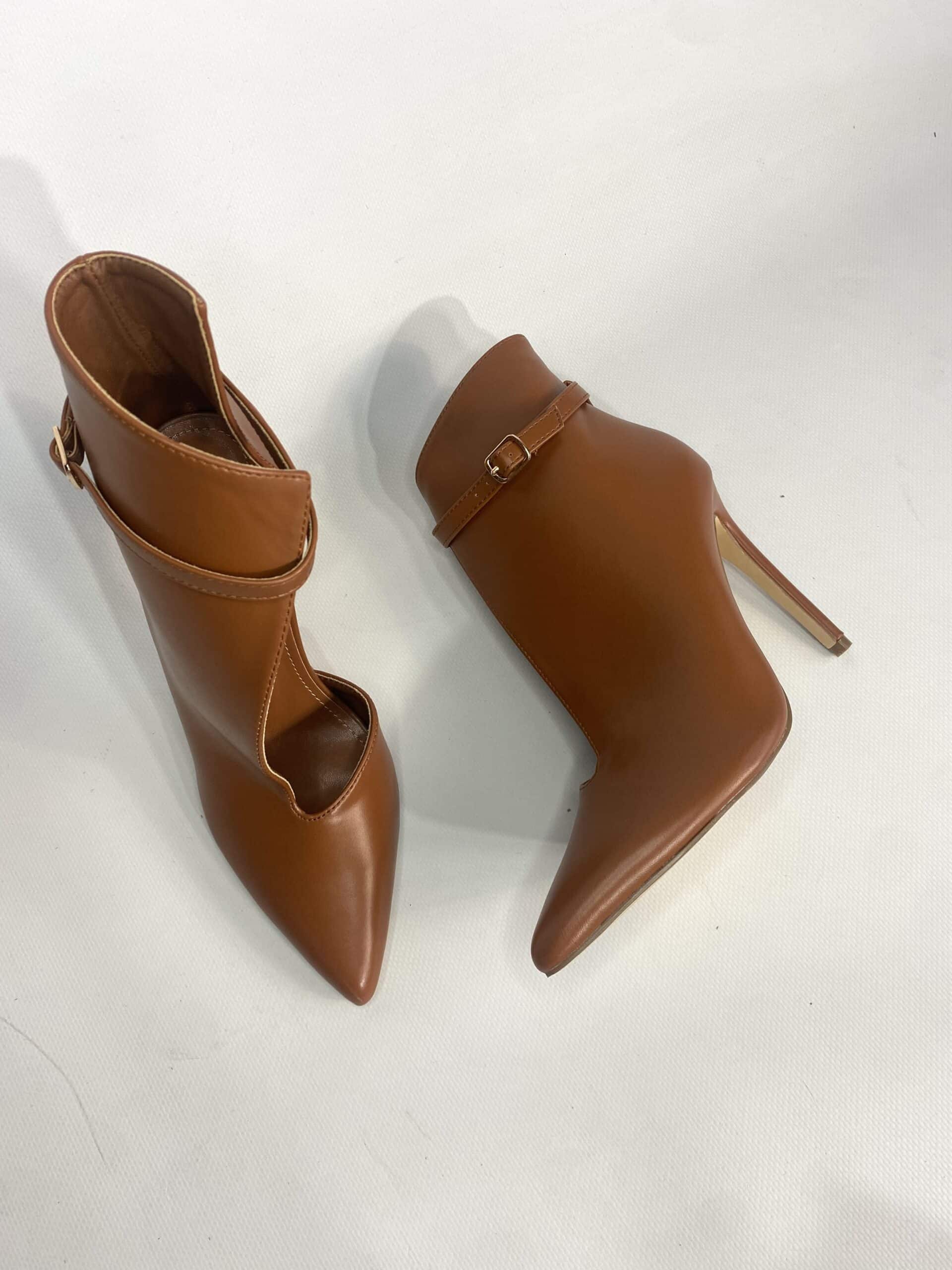 Tronchetto cut out - Simil Pelle Cammello ti