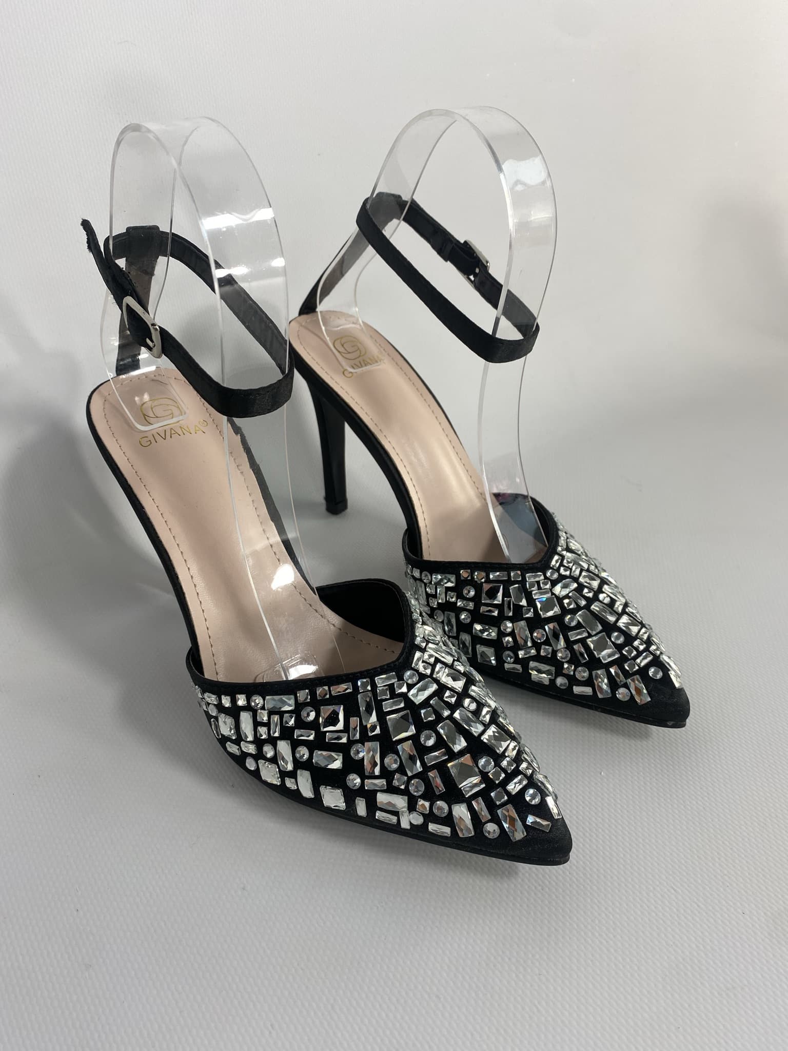 Decollete Diamond Waterfall - Nero