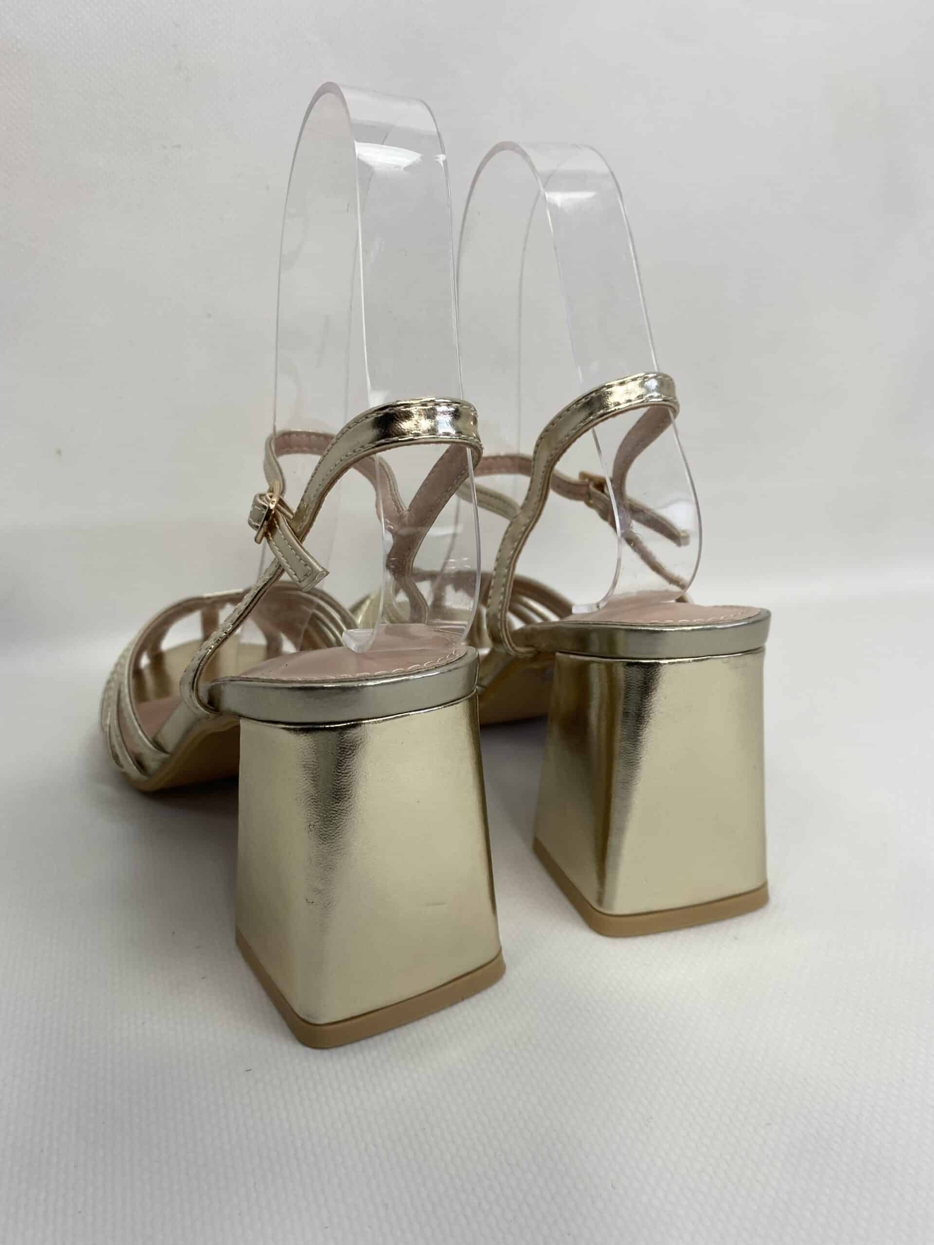Sandali Tango Medium Comfort Heels - Oro