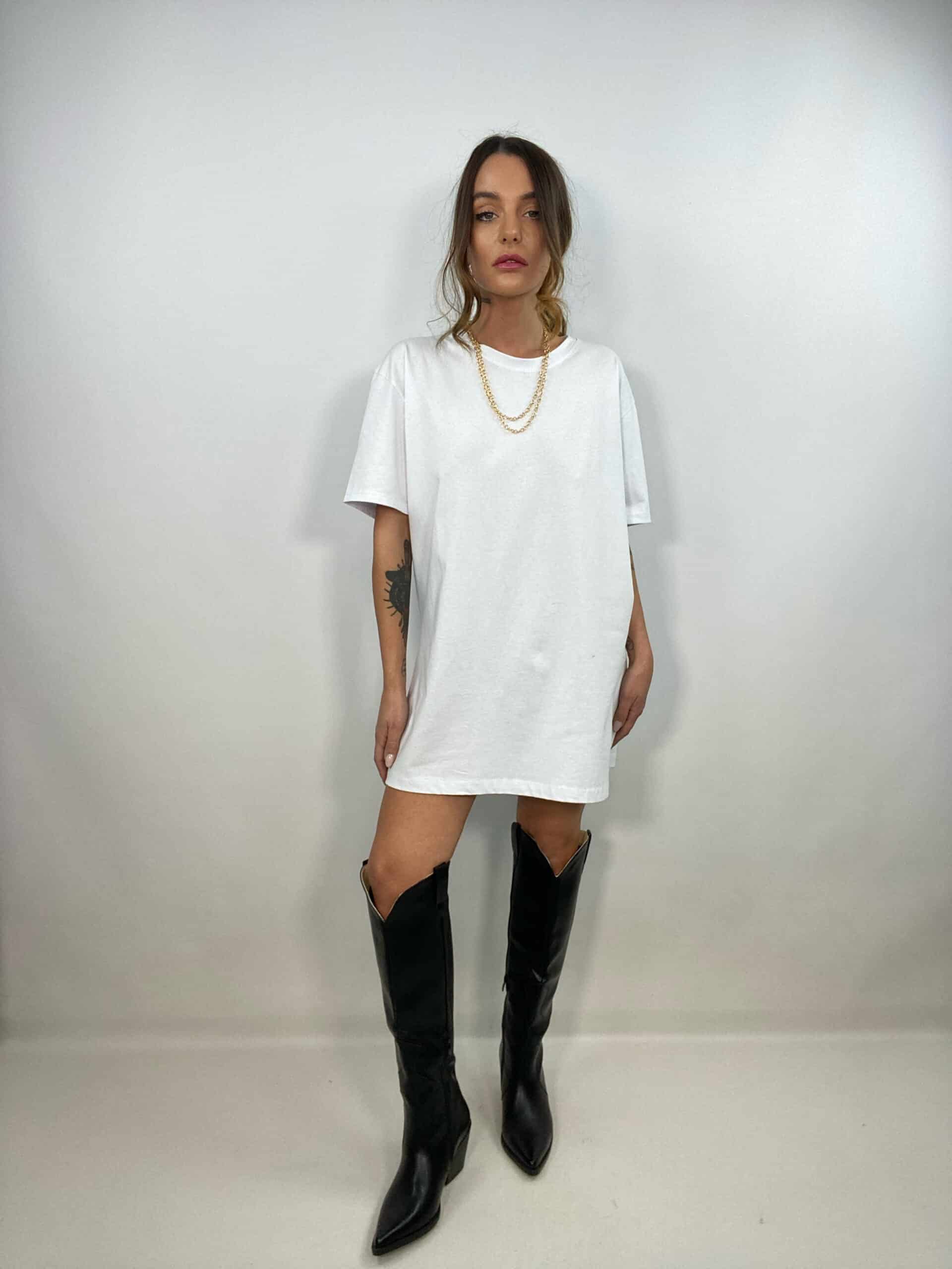 T-shirt Oversize -Bianco