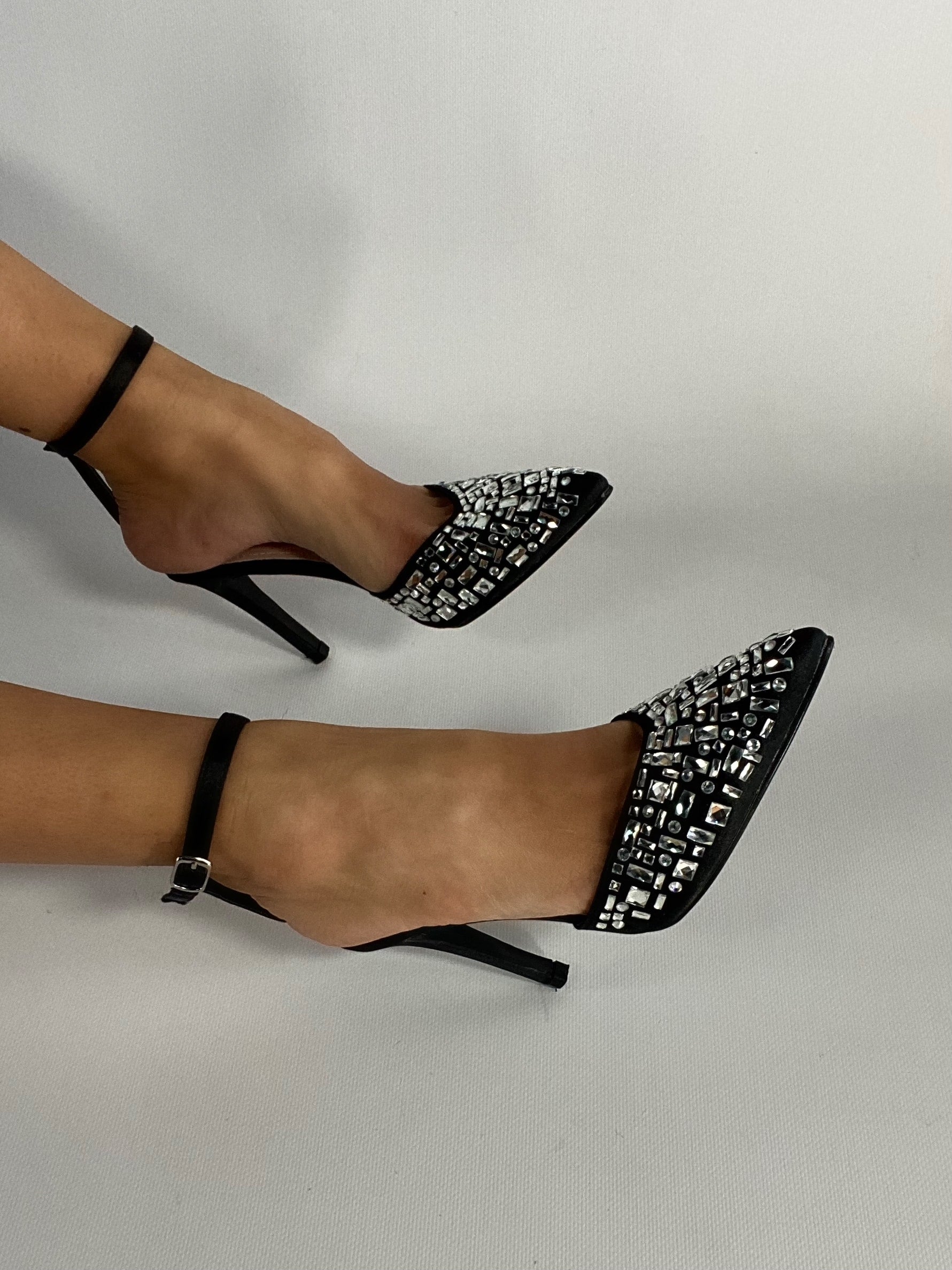 Decollete Diamond Waterfall - Nero
