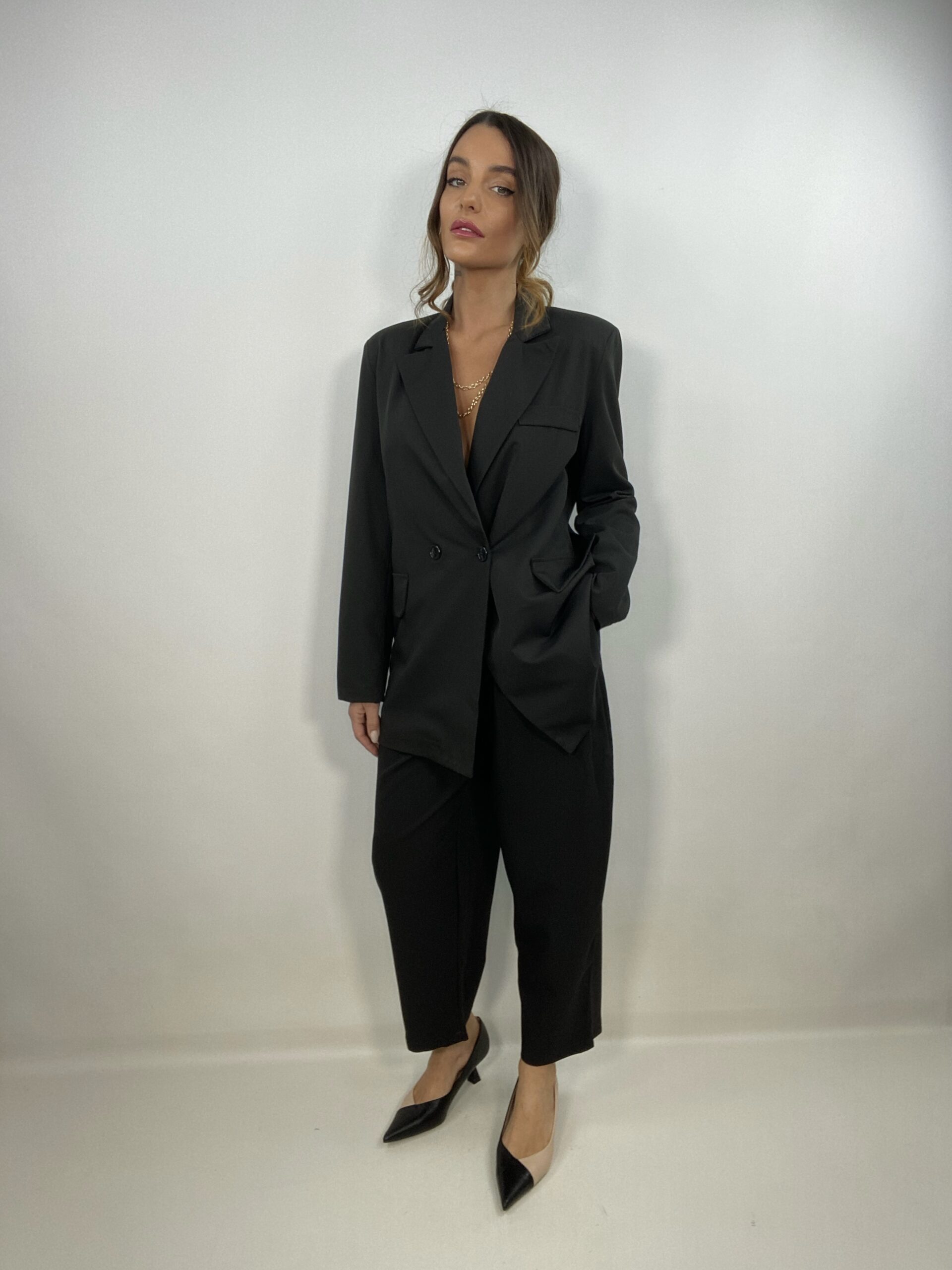 Blazer Doppio Petto - Nero
