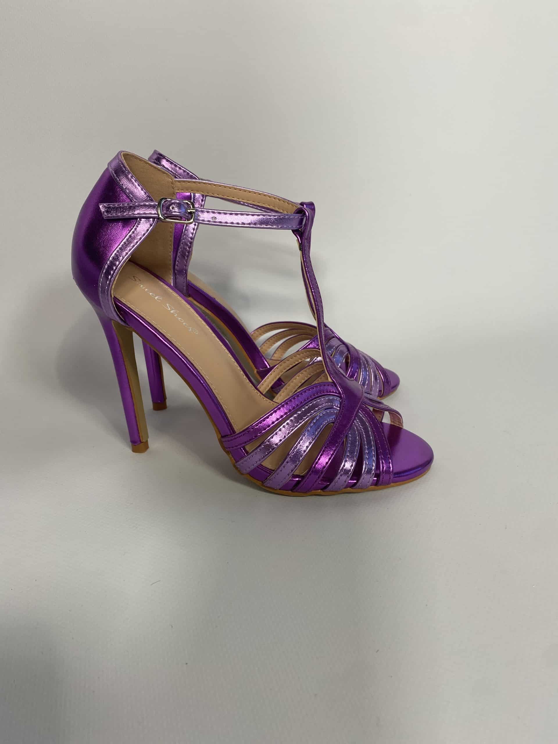 Sandali Tango Open Toe  Bicolor - Viola / Lilla