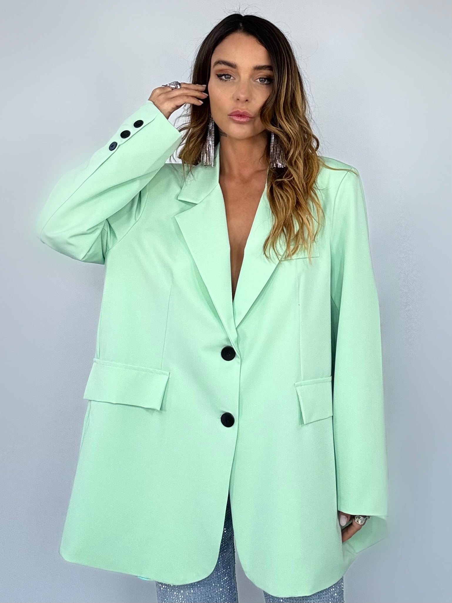 Blazer Super Over - Verde Menta