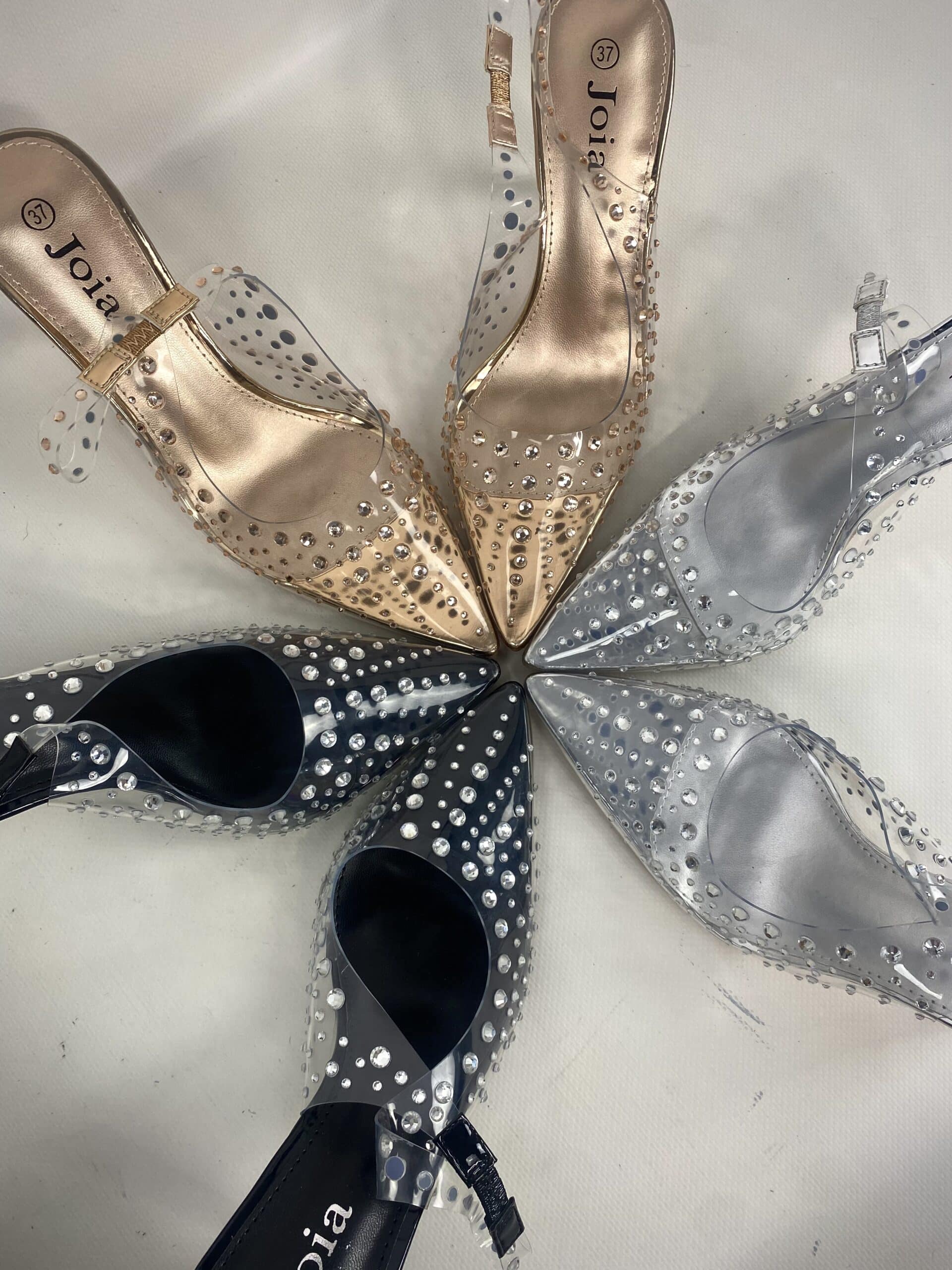 Slingback Crystal -  Argento Diamond