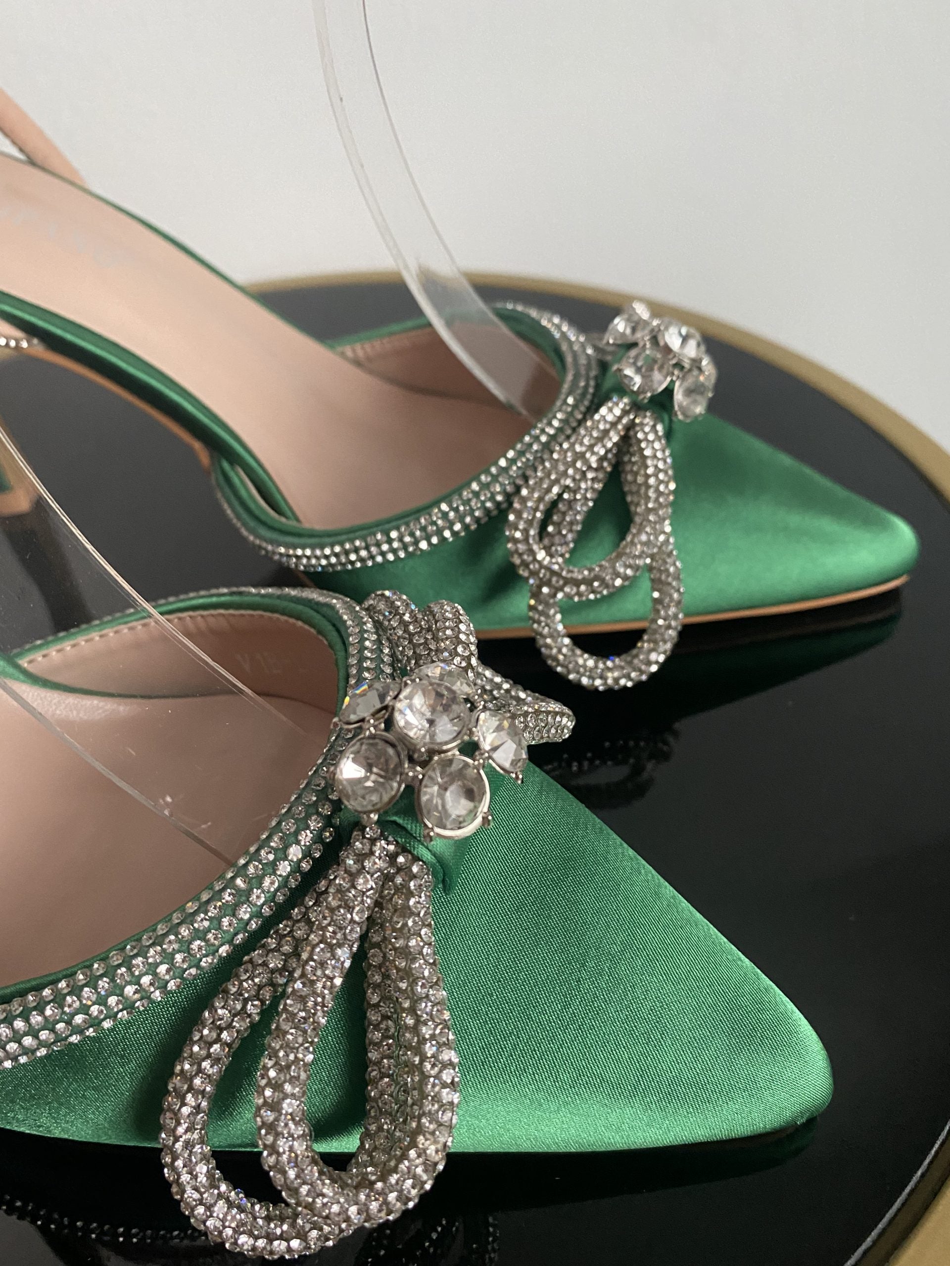Decollete Diamond 8 - Satin Verde
