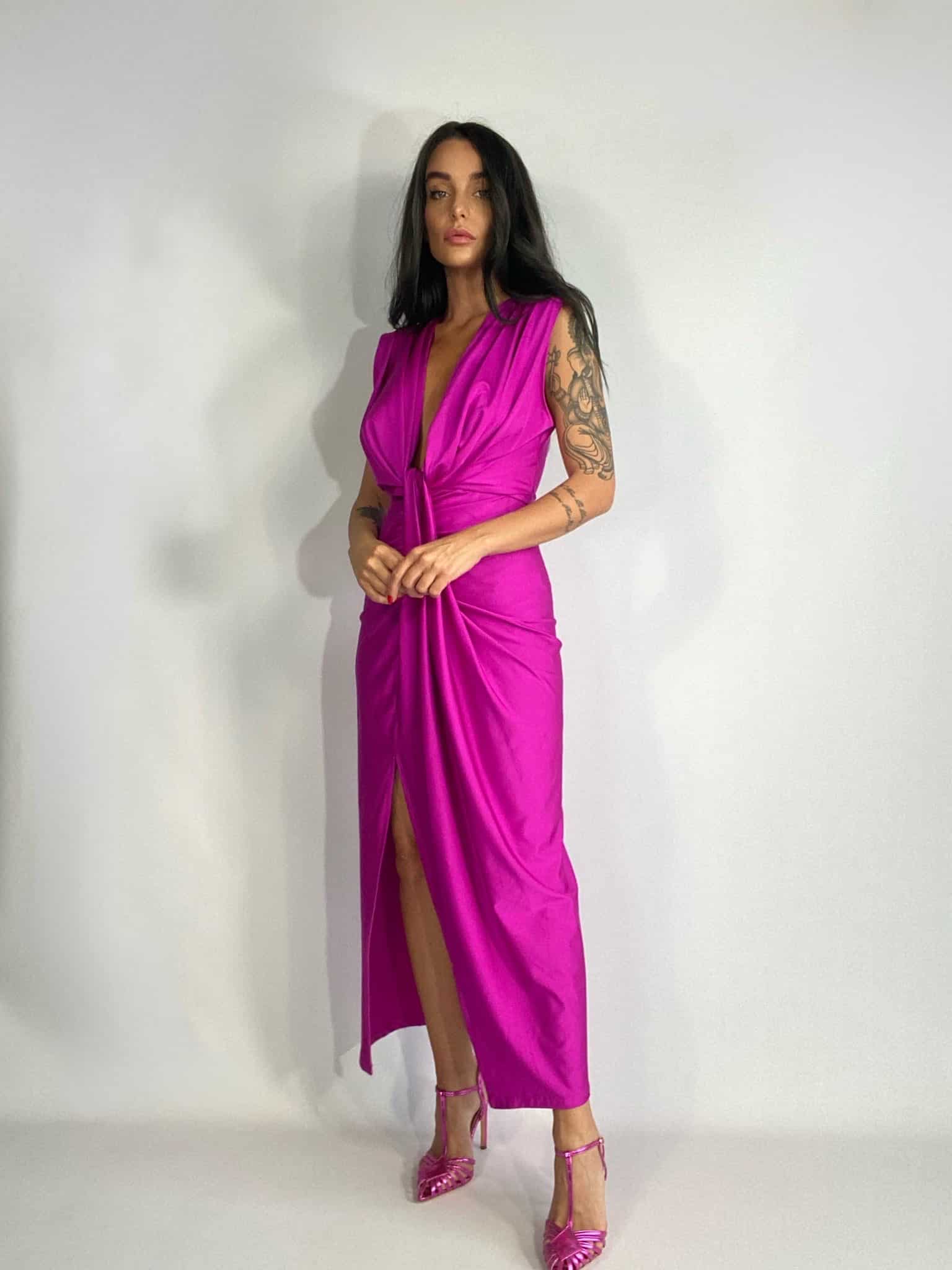 Maxi Dress 80s - Azzurro