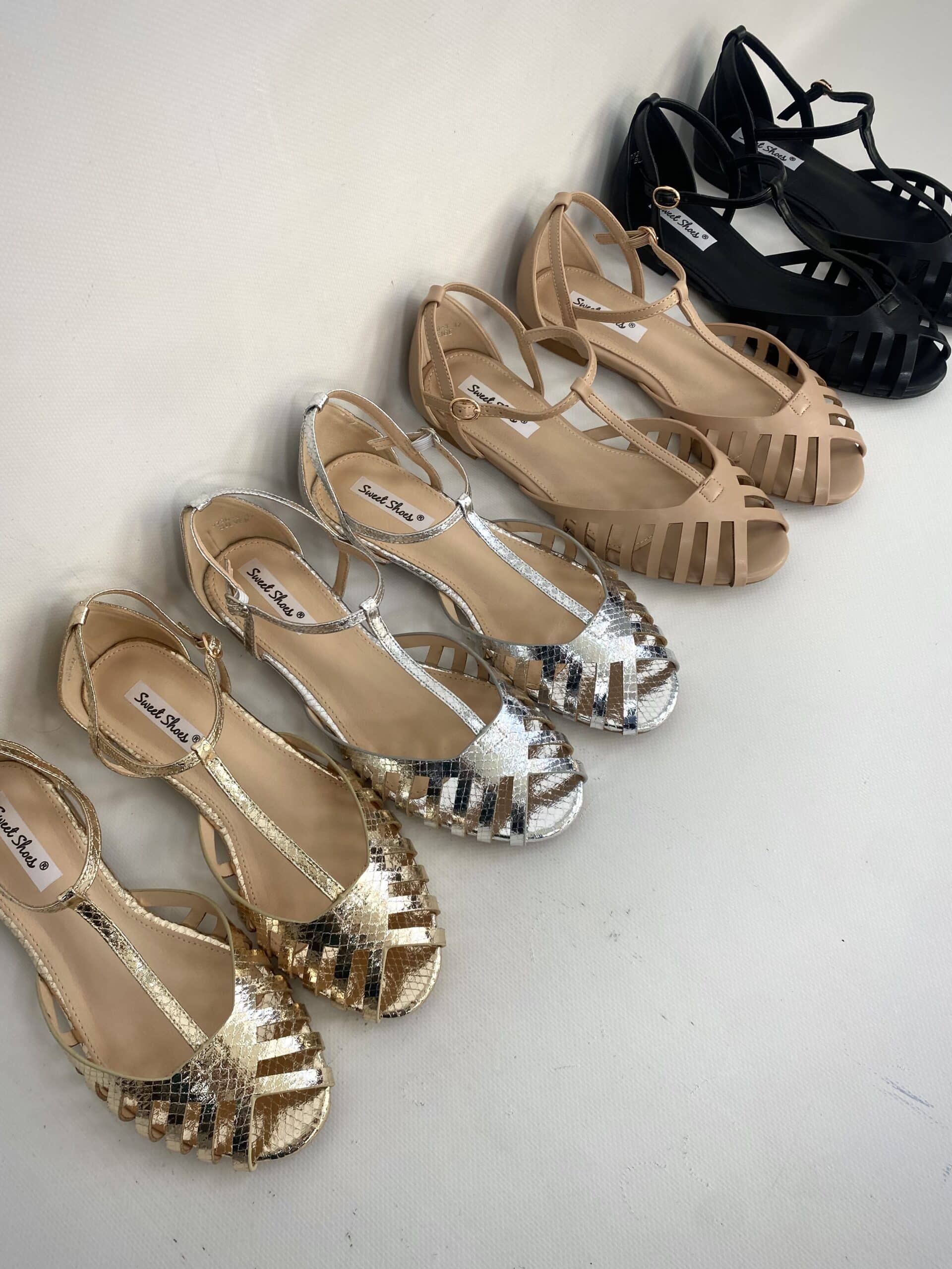 Sandali New Silla Flat - Nude