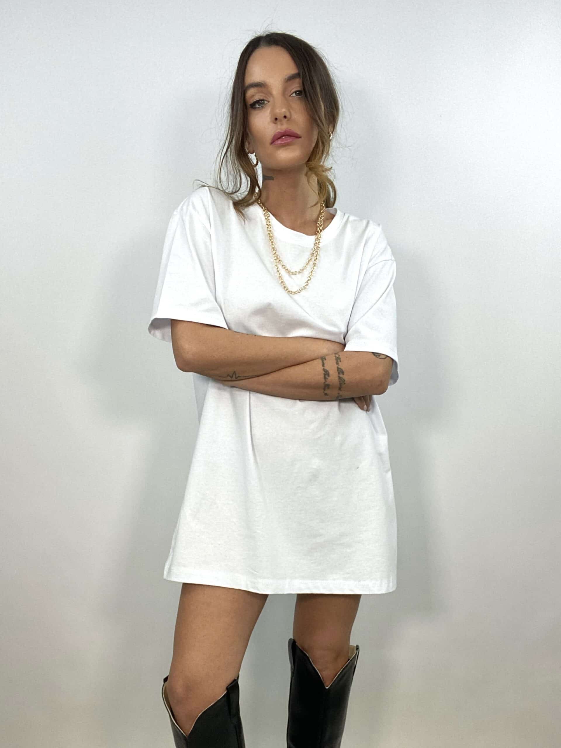 T-shirt Oversize -Bianco
