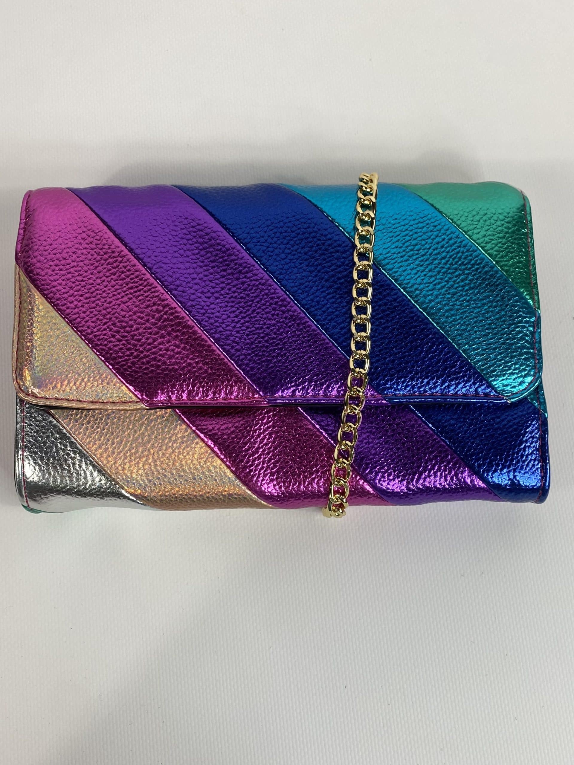 Clutch Multicolor con Tracolla