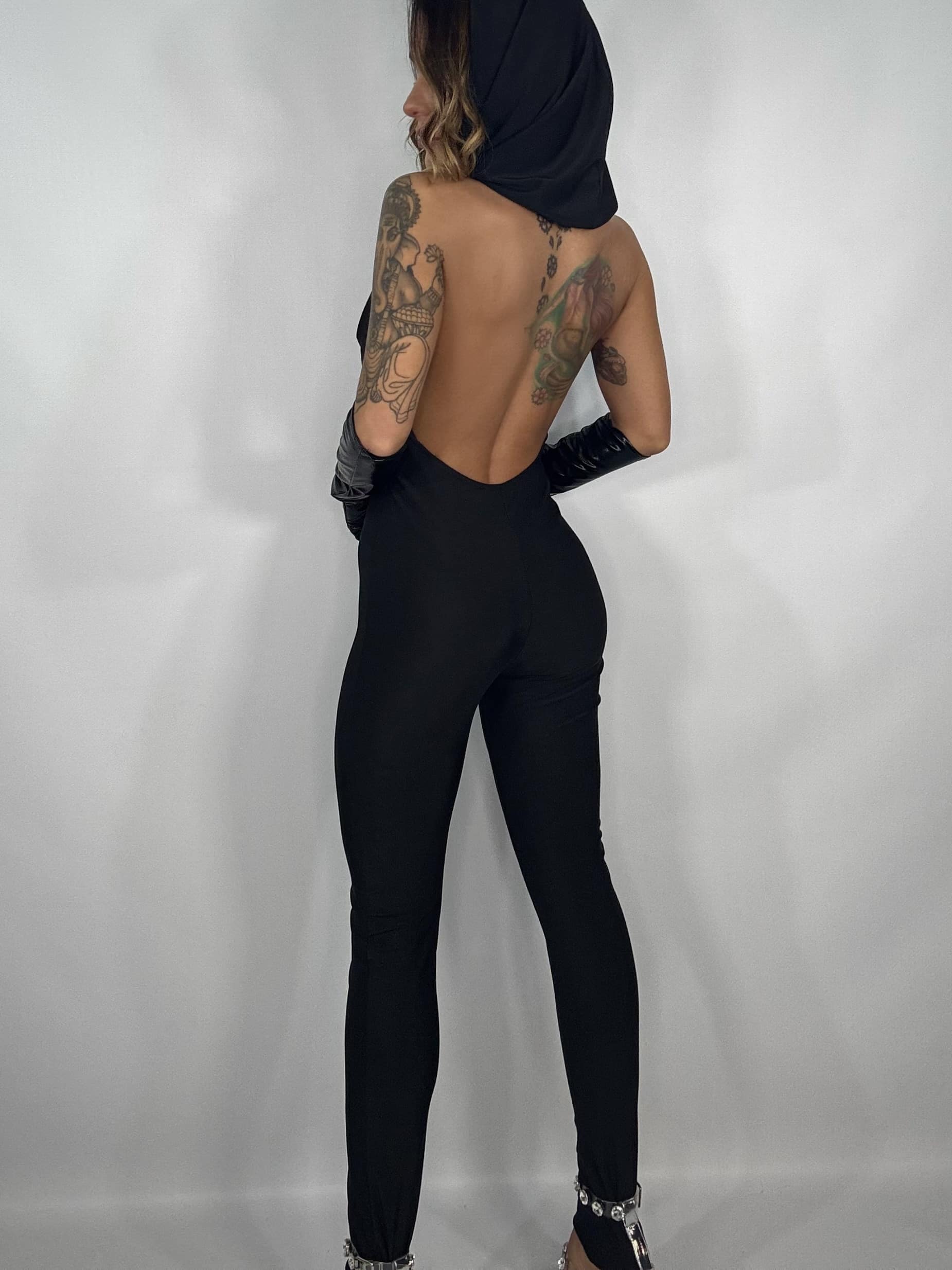 Tuta Kylie Con Cappuccio - Nero