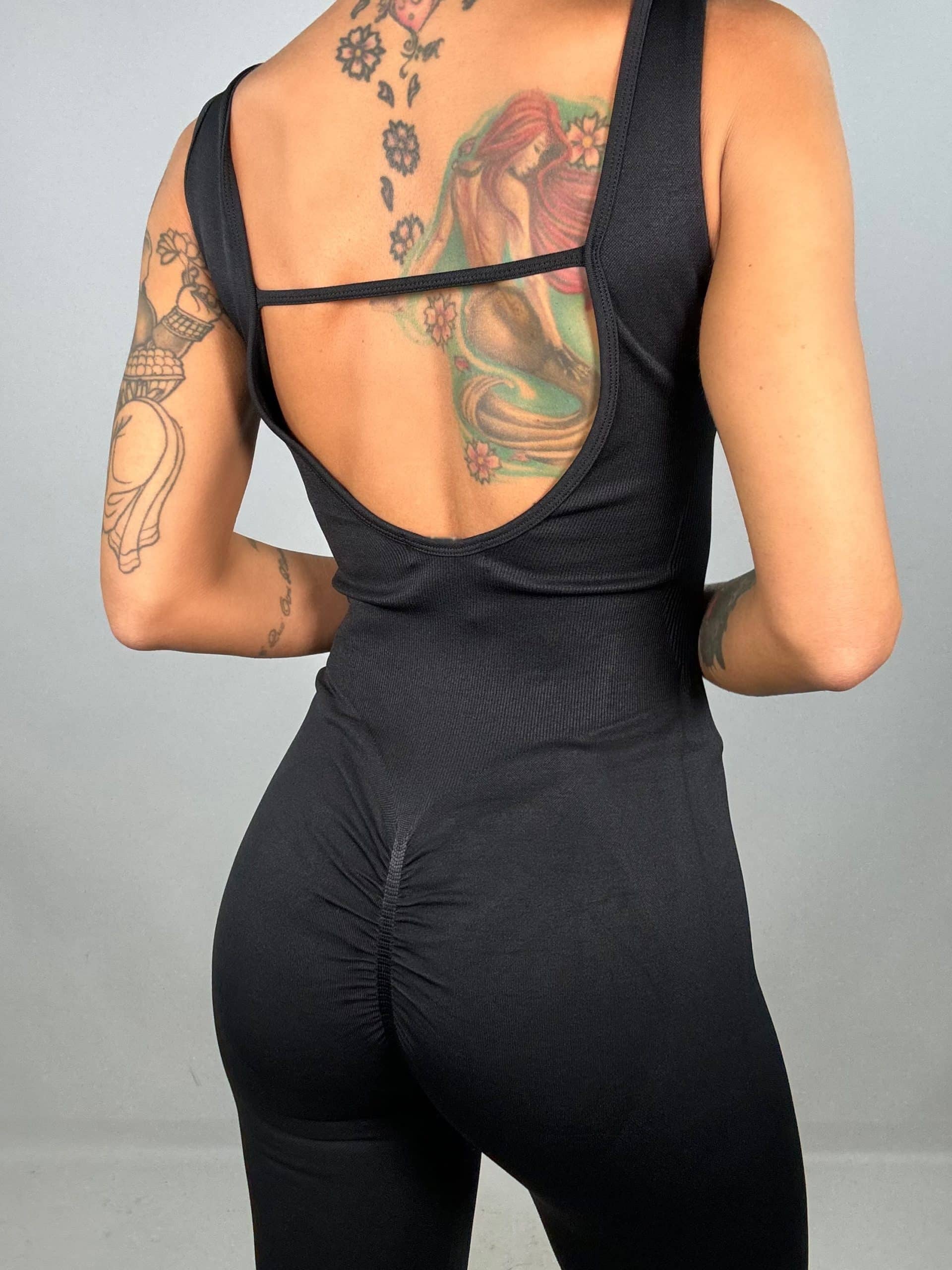 Tutina Sport con Push Up - Nero