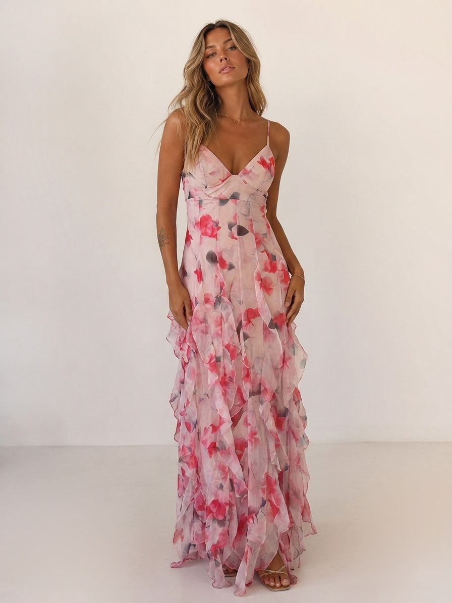 Maxi Dress Iris - Beige