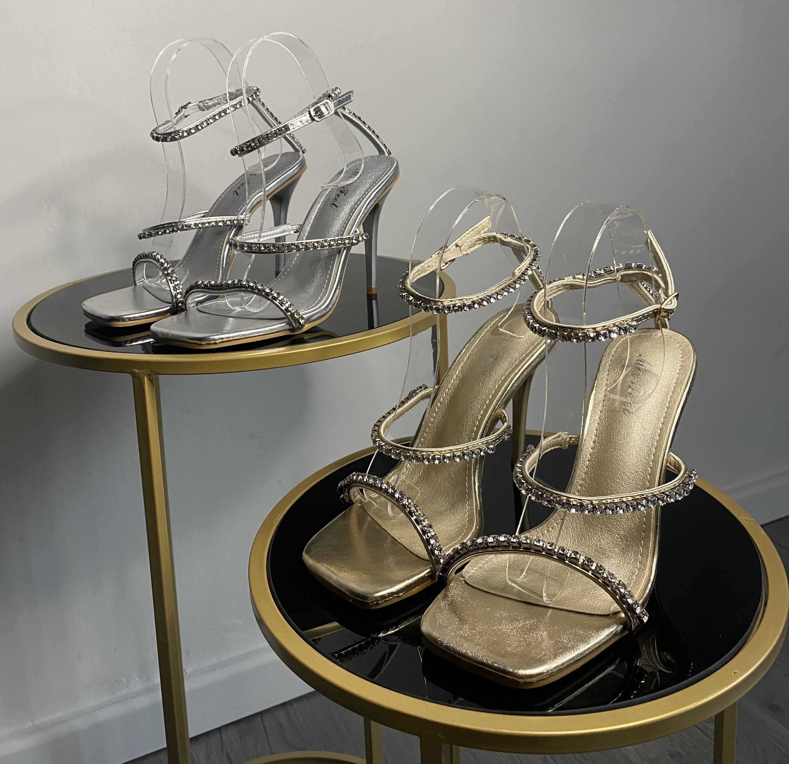 Sandali Gioiello Mina - Nero