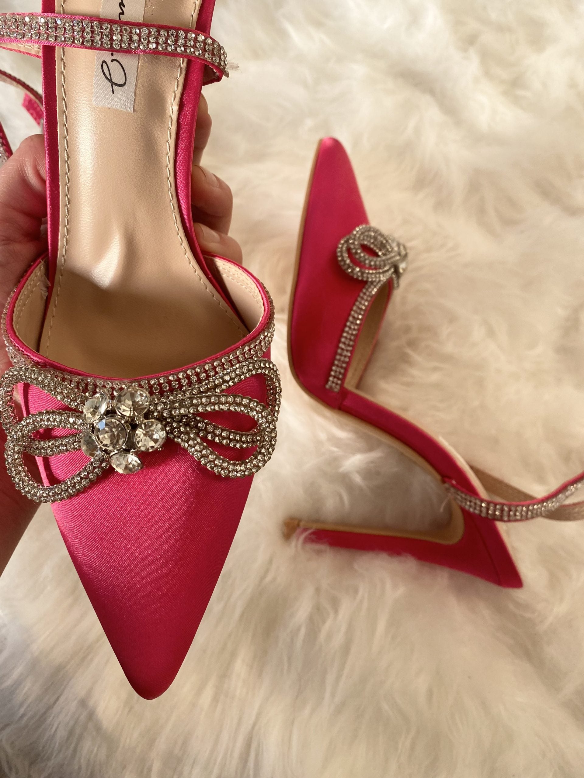 Decollete Diamond - Satin Fucsia