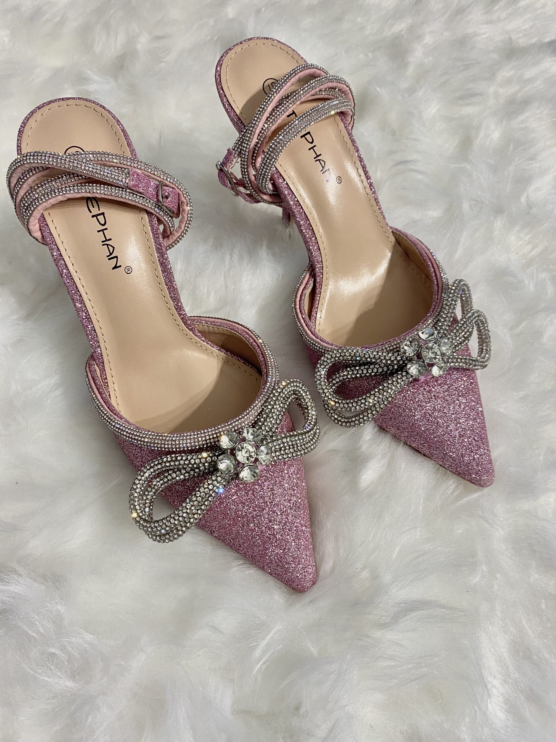 Decollete Diamond - Glitter Rosa