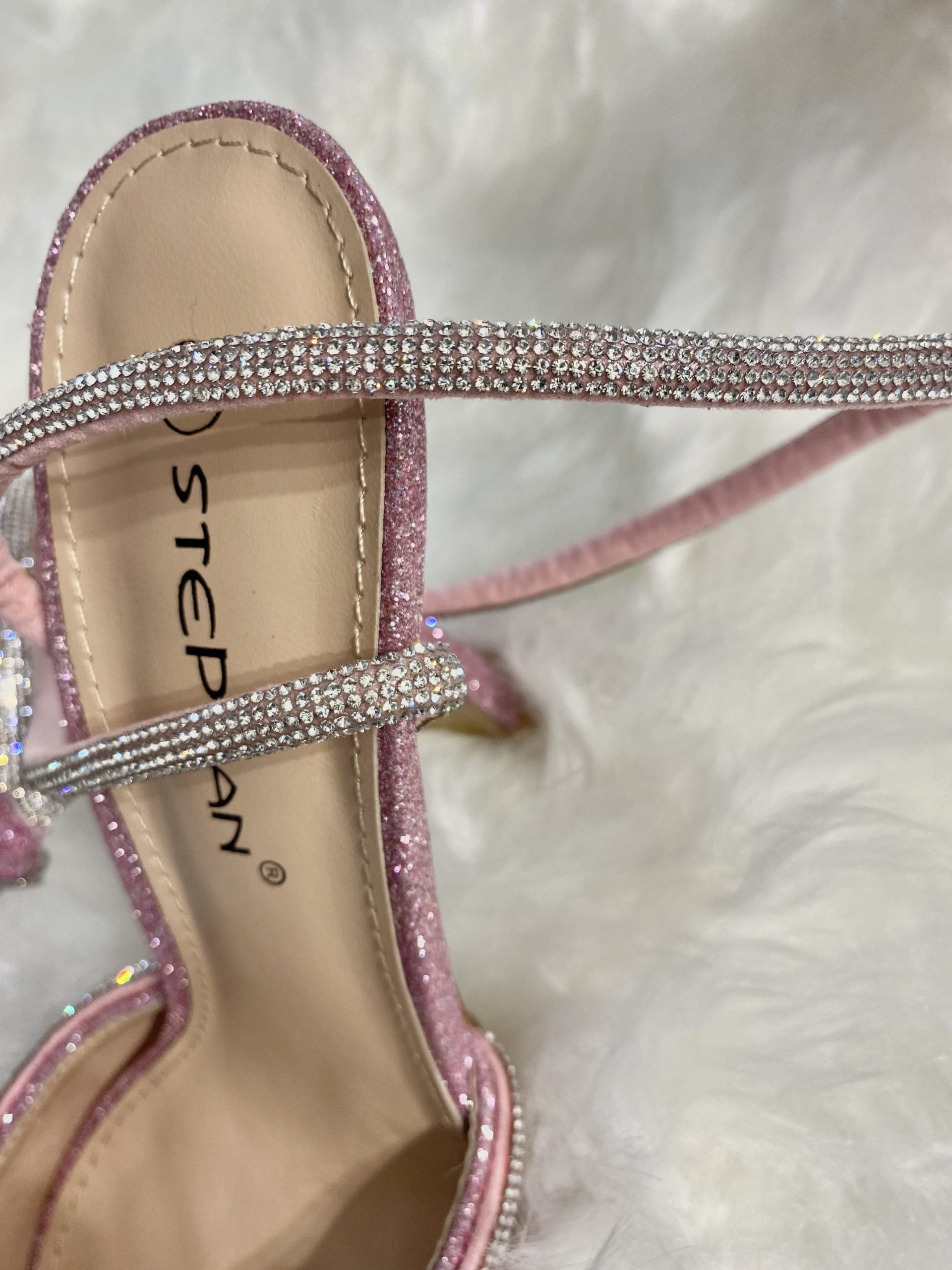 Decollete Diamond - Glitter Rosa