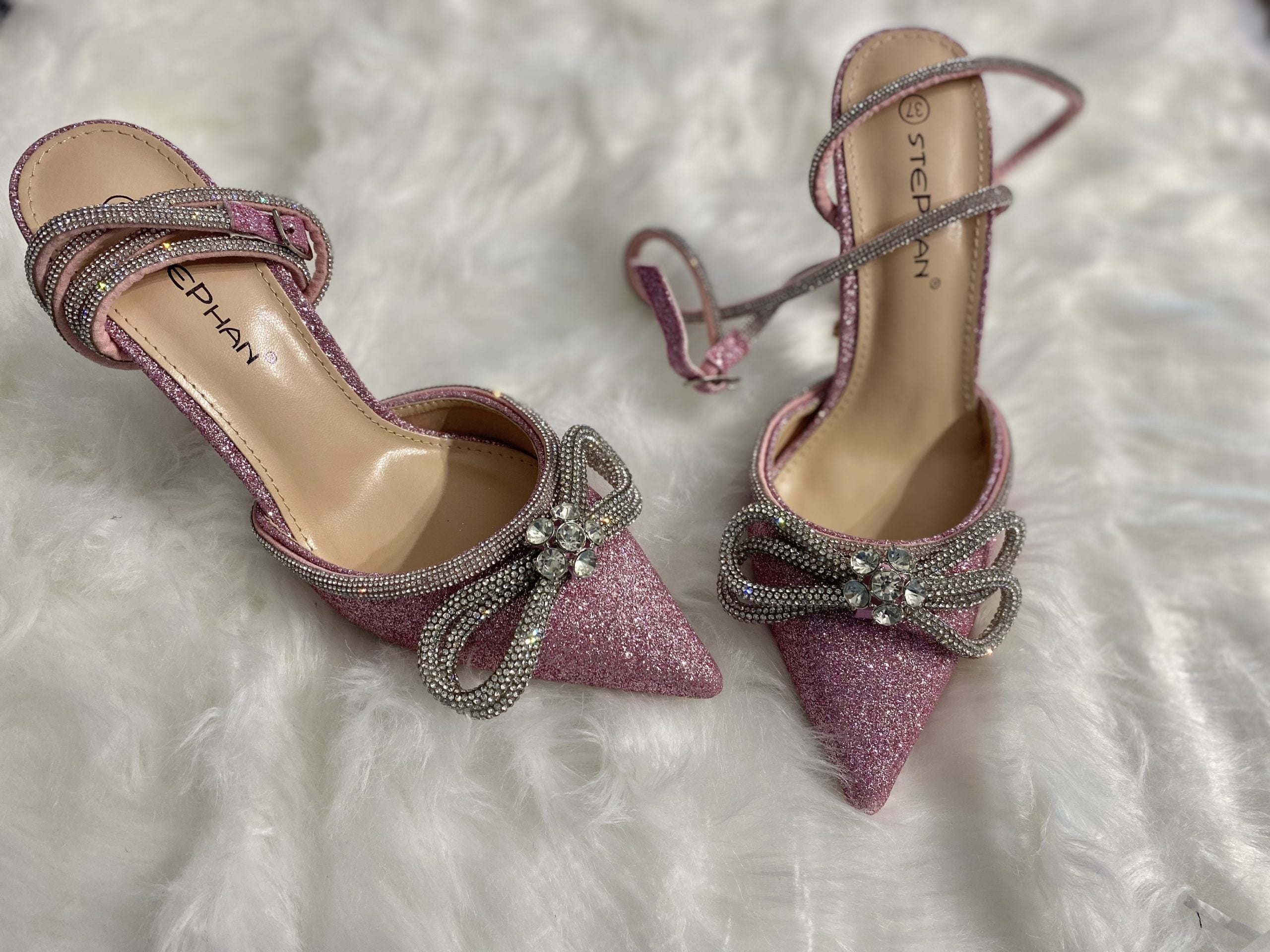 Decollete Diamond - Glitter Rosa