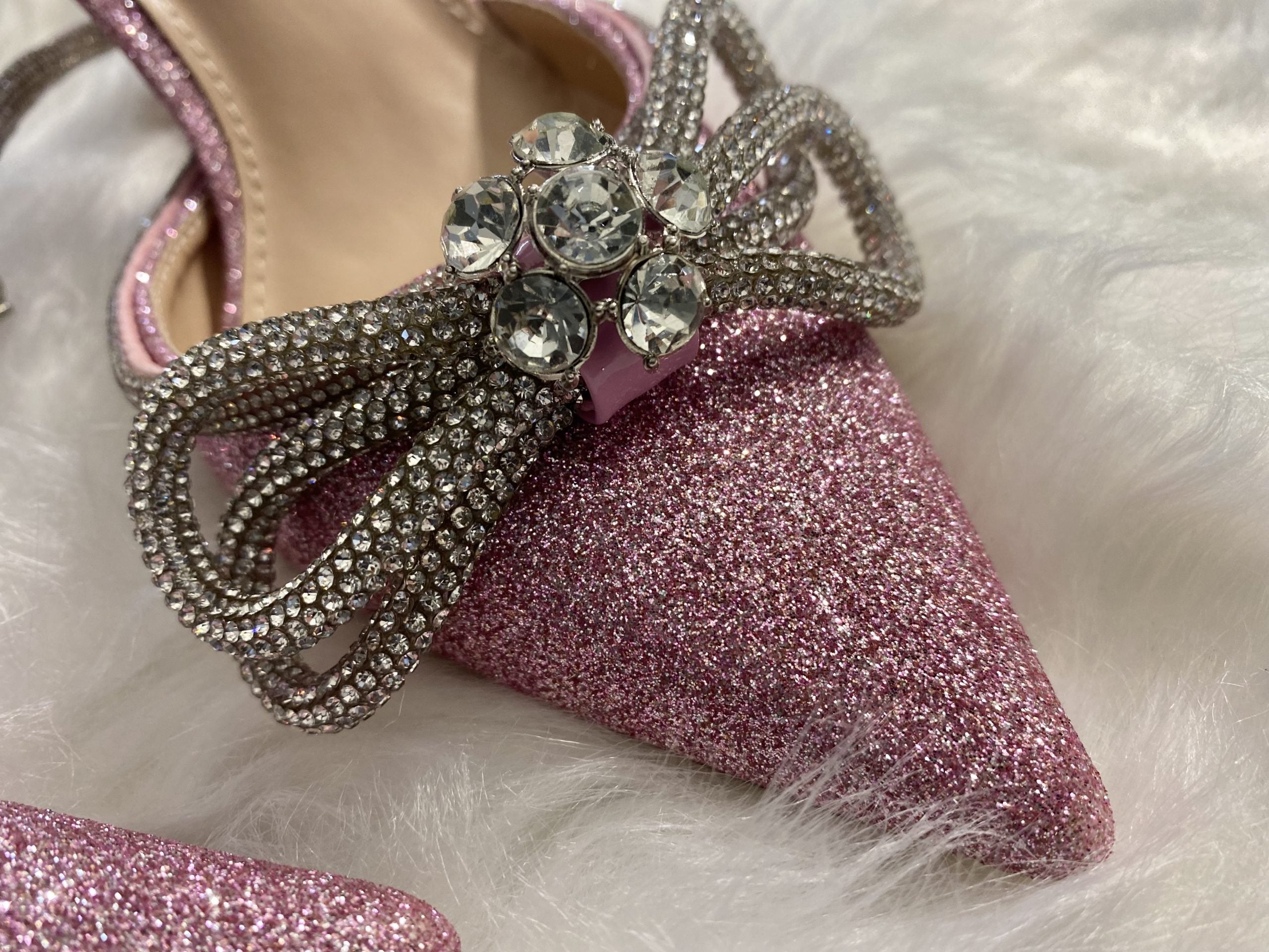 Decollete Diamond - Glitter Rosa