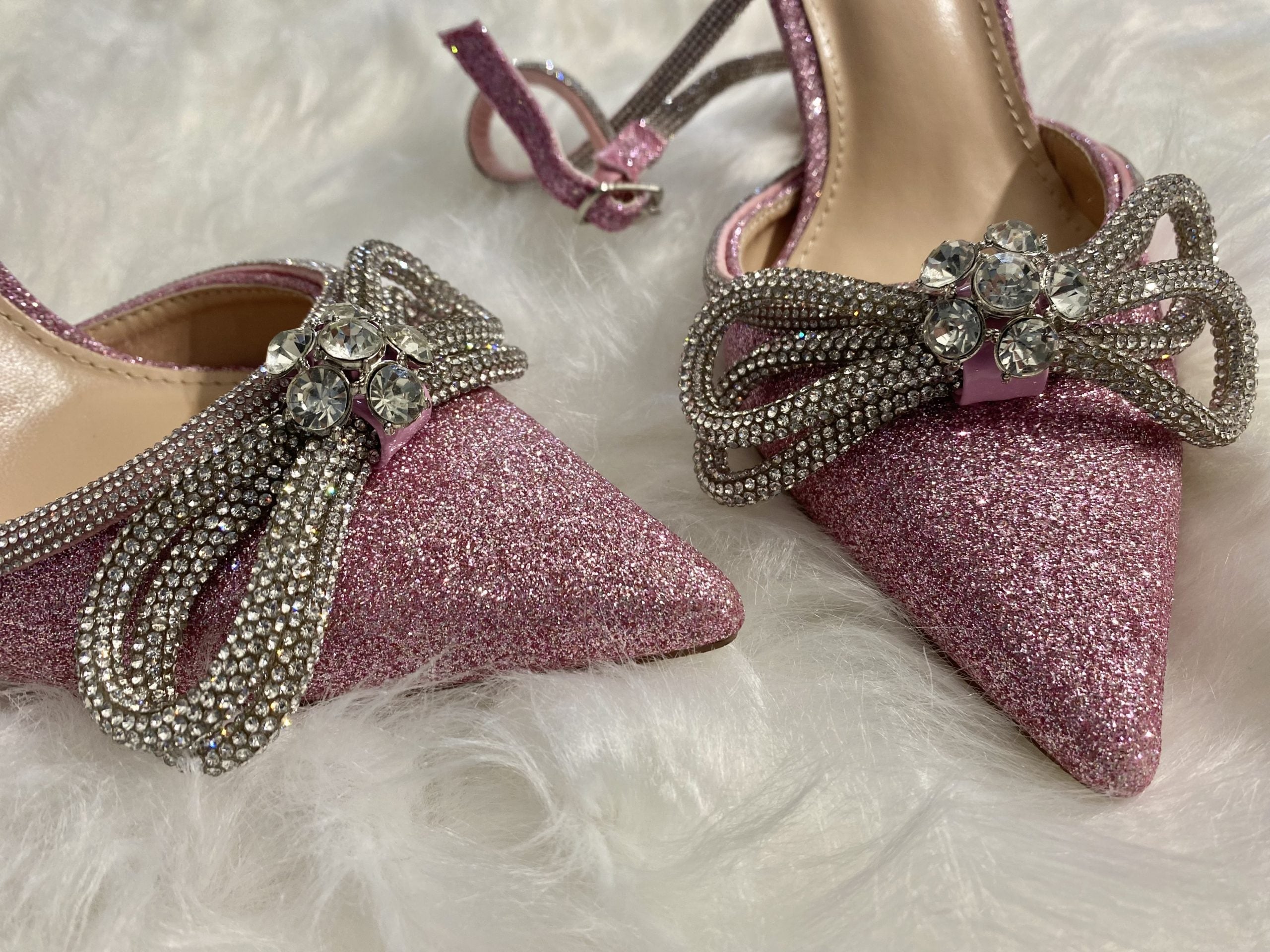 Decollete Diamond - Glitter Rosa